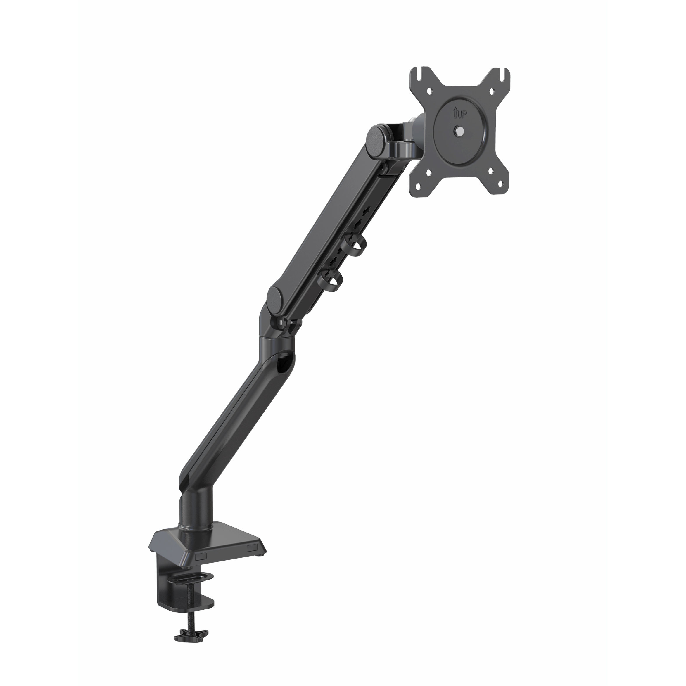 簡単設置のエルゴノミック機械式スプリングモニターアーム – V-MOUNTS VM-DS21Y