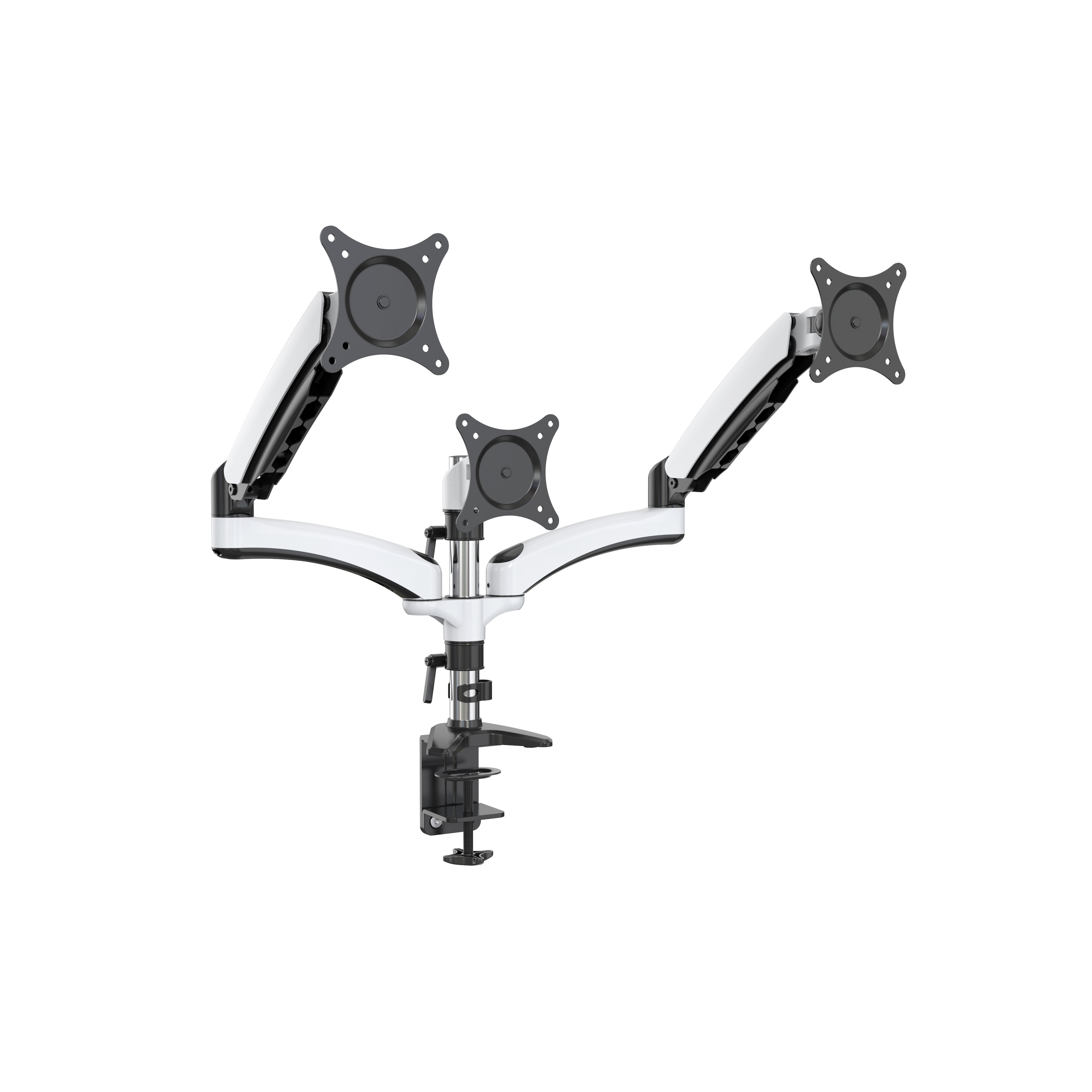 ケーブルマネジメント付き マルチスクリーン トリプルモニターアーム - V-MOUNTS VM-DS134D-E