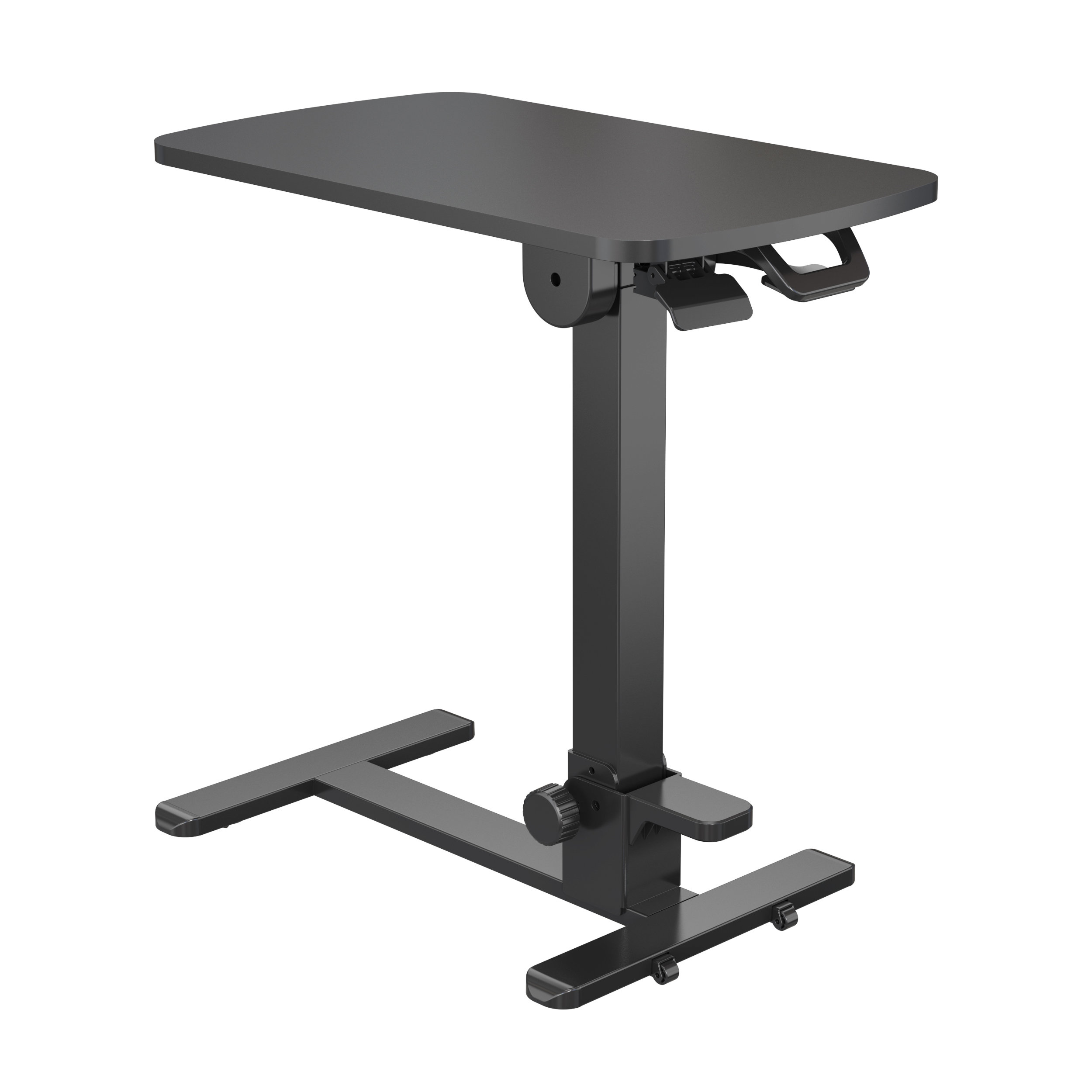 مكتب لاب توب قابل للطي قابل للتعديل في الارتفاع مع سطح مائل وأسفل رفيع جدًا – V-MOUNTS VM-FA107