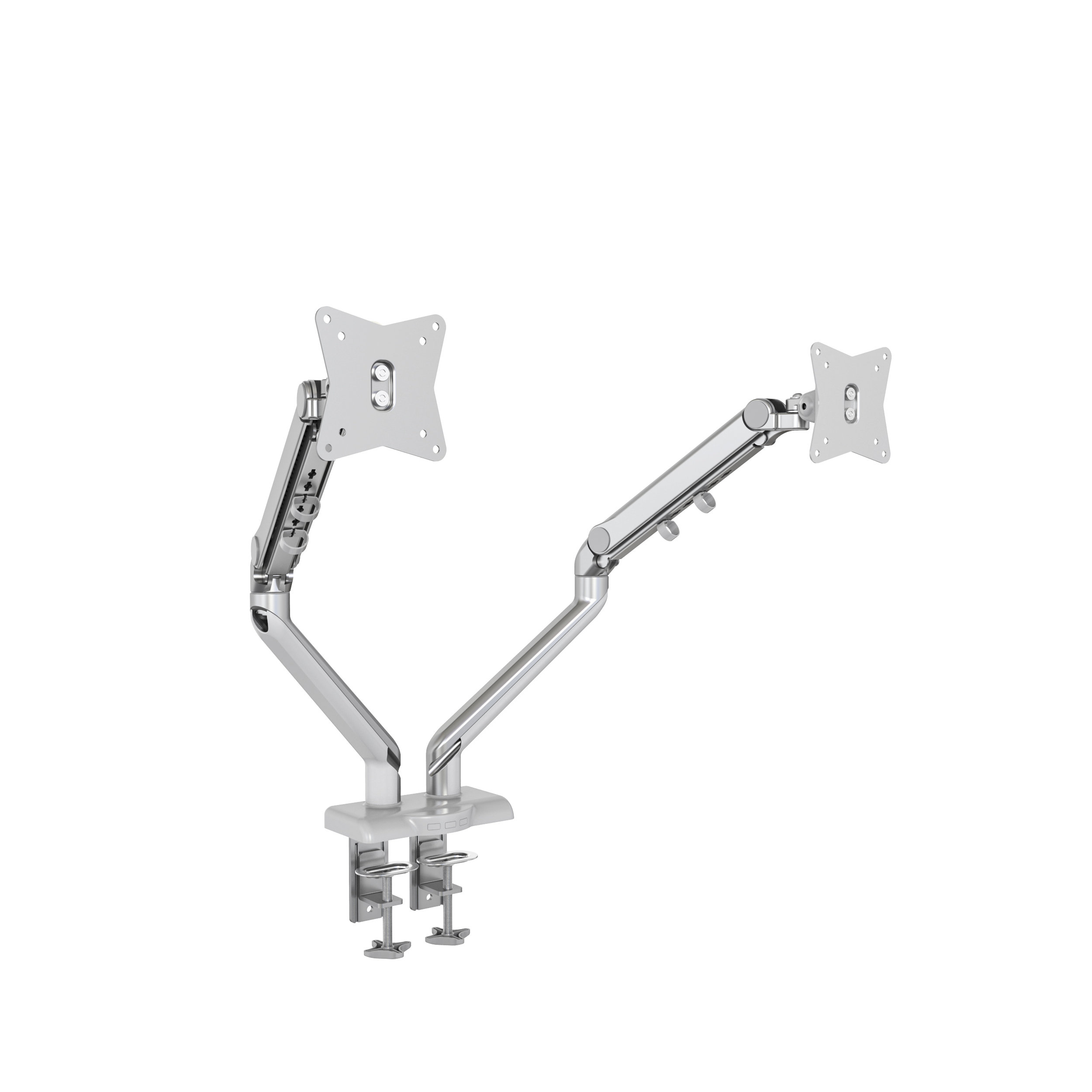 Lengan Monitor Ganda Ergonomis dengan Pegas Mekanis – V-MOUNTS VM-DS22