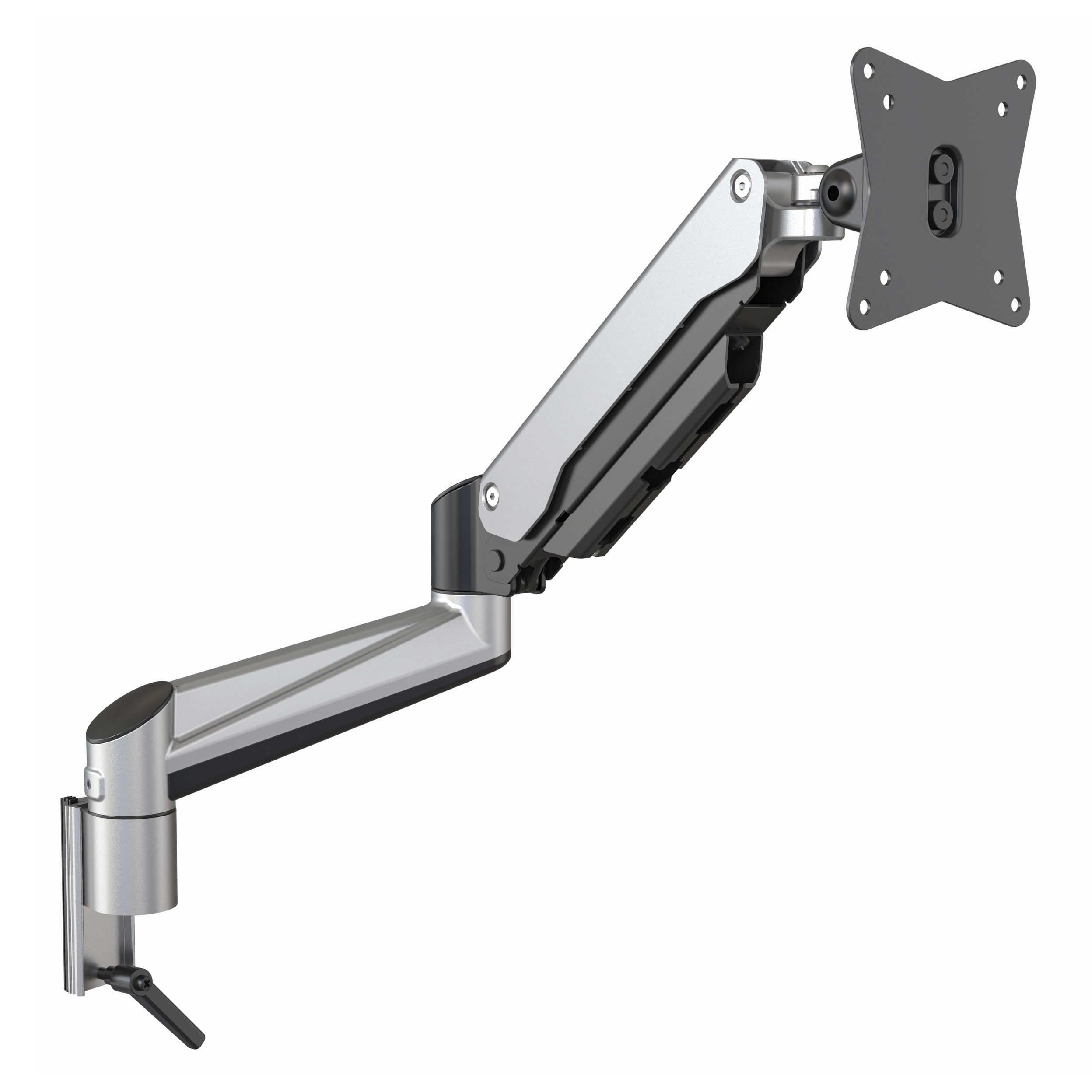 Adjustable Wall Mount Monitor Arm with Gas Spring & Cable Management – V-MOUNTS VM-OMA05