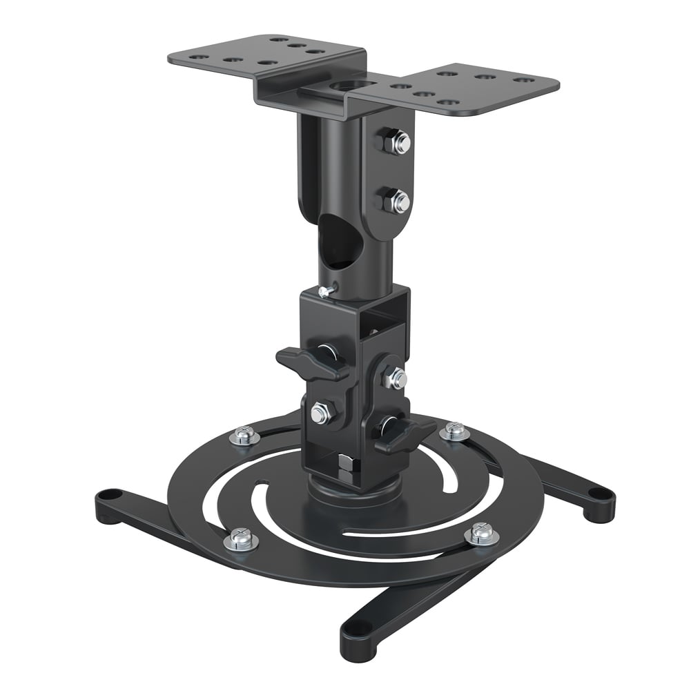 Ceiling Projector Mount with 360° Rotation, Compact Adjustable Arm – V-MOUNTS VM-PR04