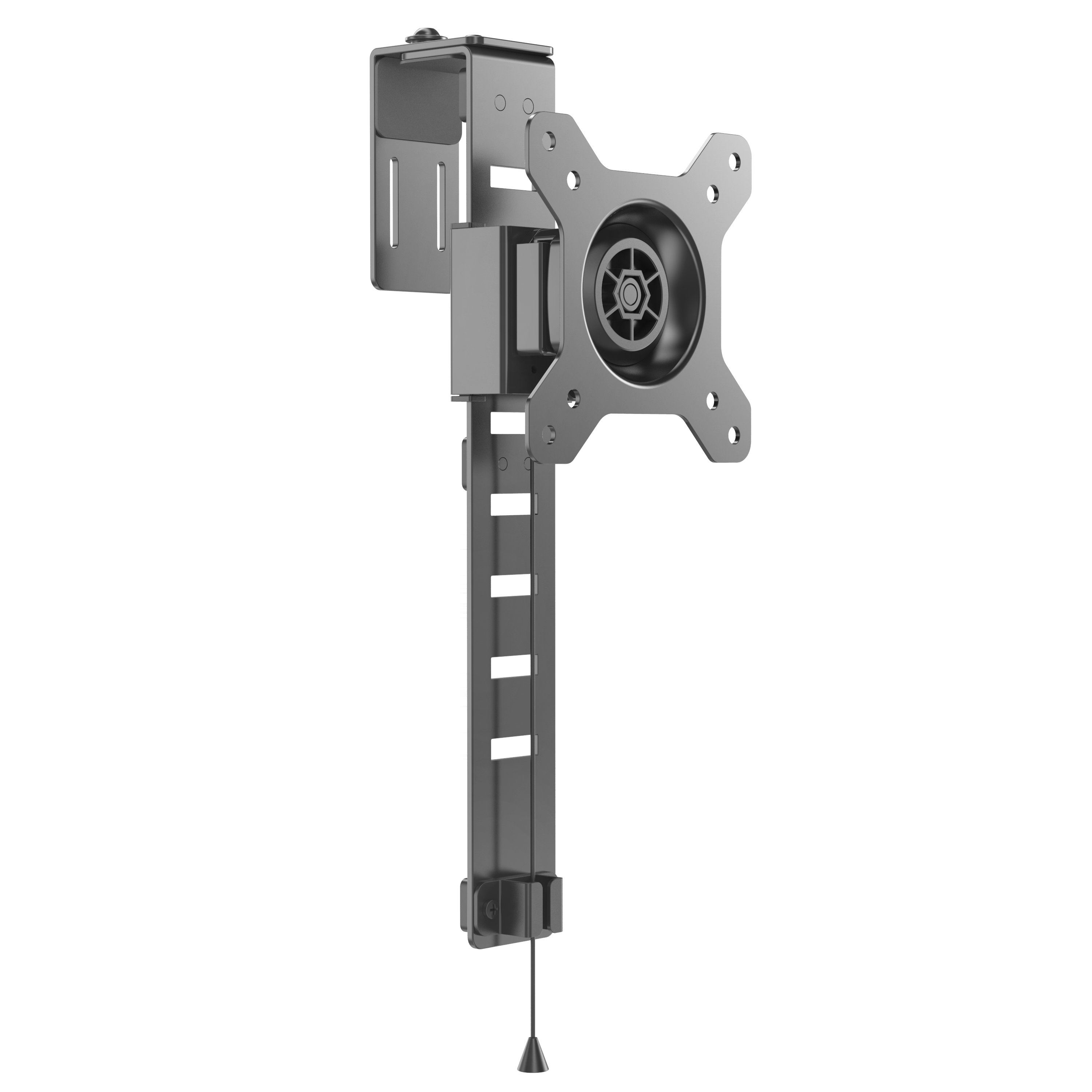 Adjustable Laptop Stand with Metal Rotating Monitor Mount & VESA Clamp – V-MOUNTS VM-SW10