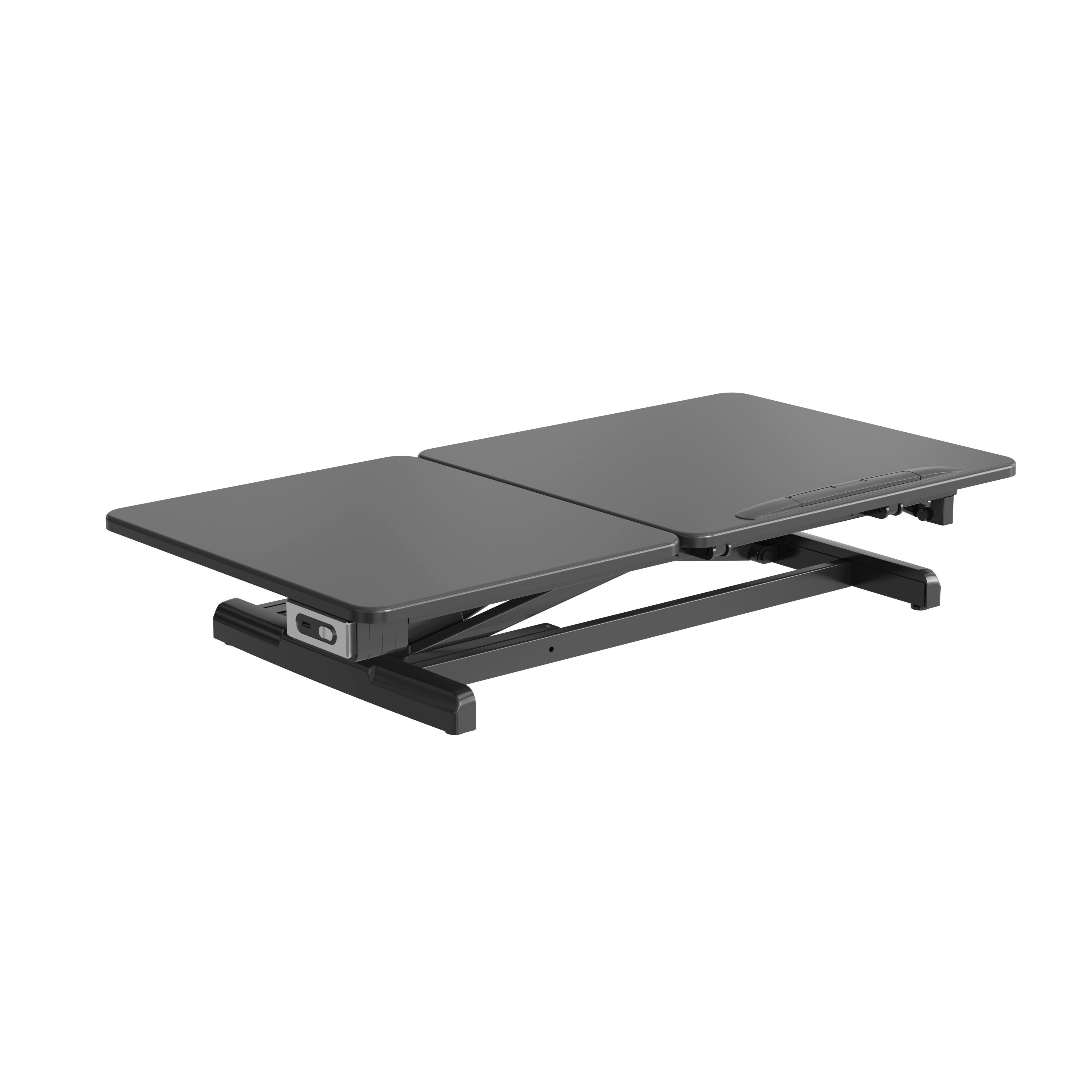 Electric Sit Stand Desk Converter with One-Click Lift | V-MOUNTS VM-GSD66HEB