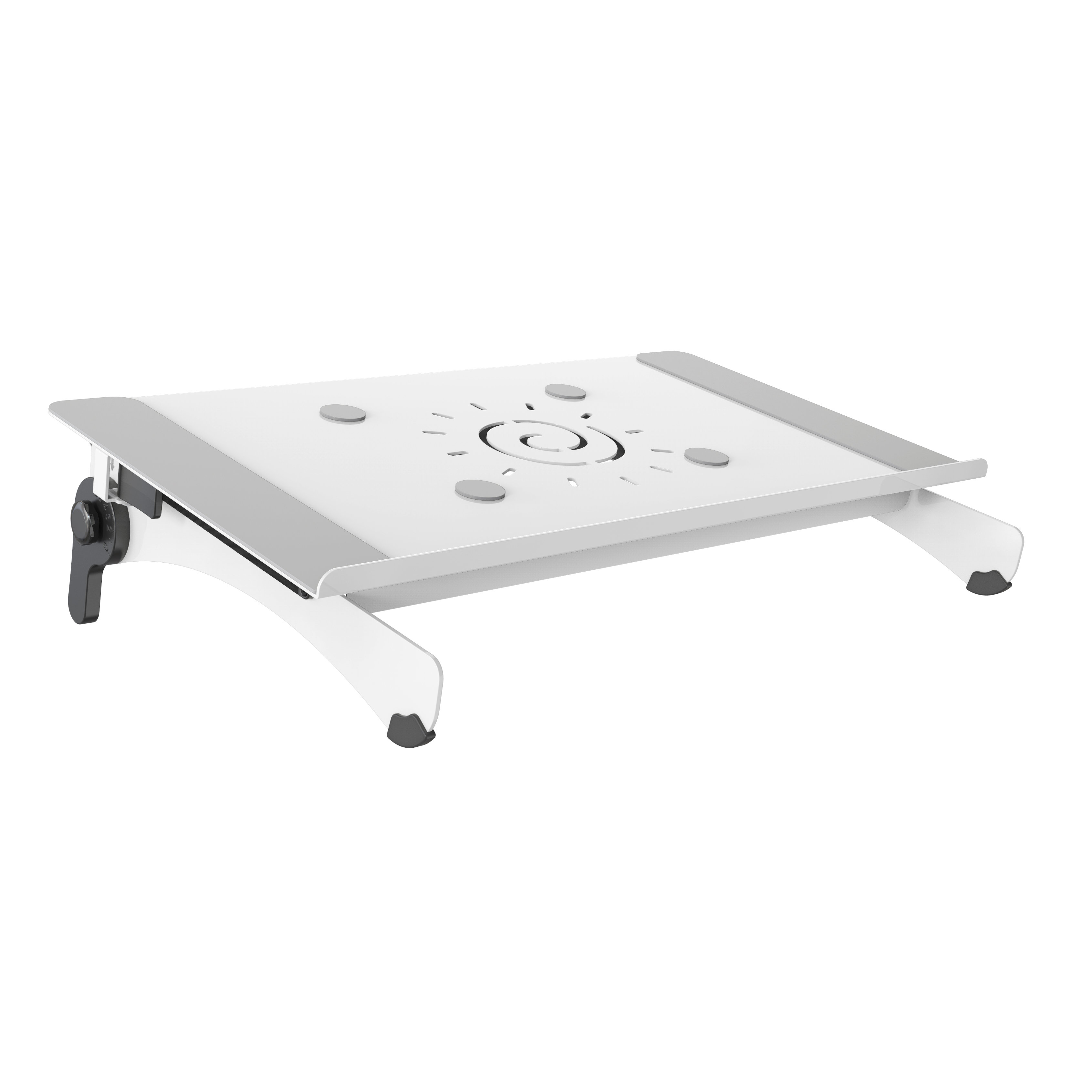 Angle Adjustable Laptop Stand with Heat Vent Slide Plate – V-MOUNTS VM-MR07