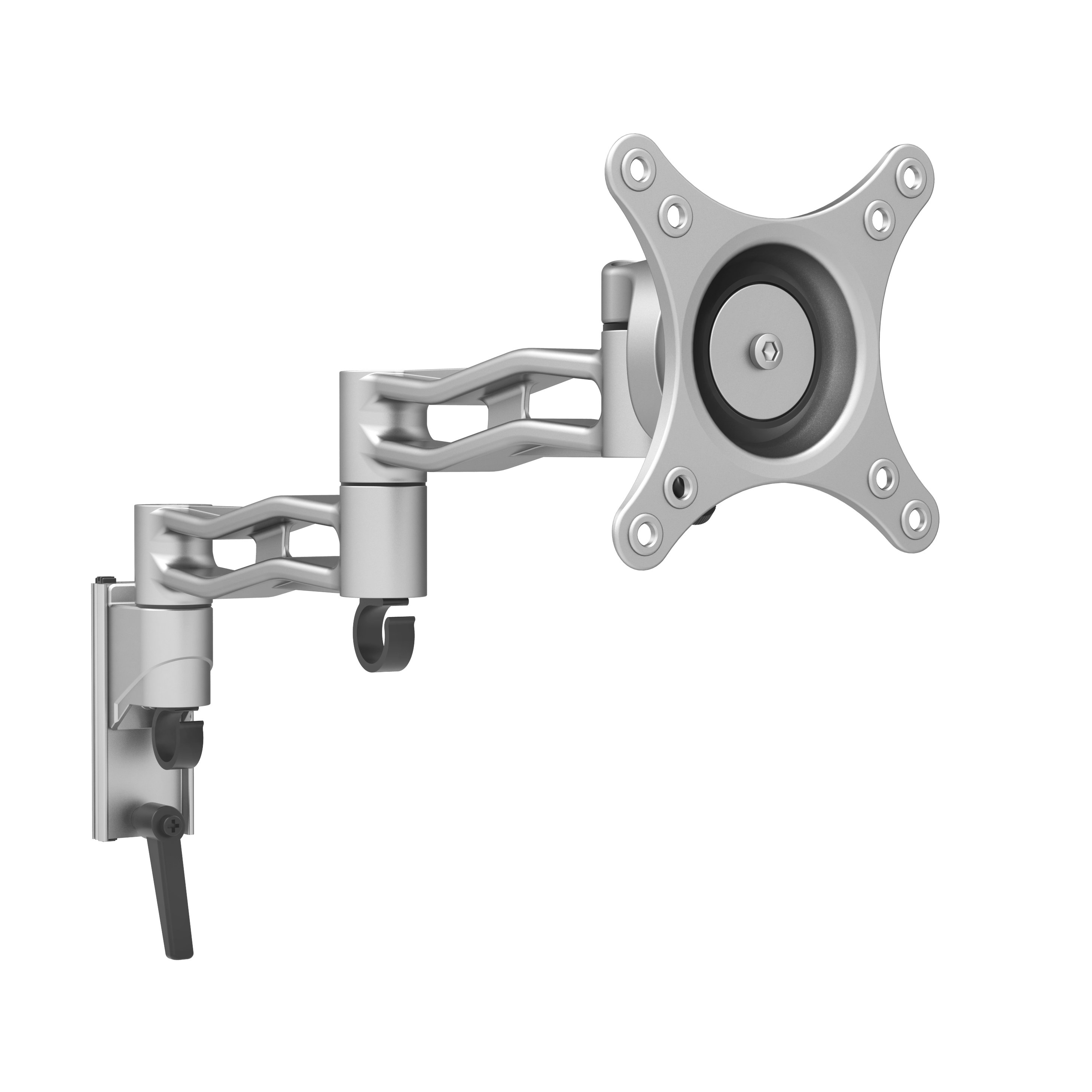 Wall Mounted Adjustable Aluminum Monitor Arm for Single Screen – V-MOUNTS VM-OMA06