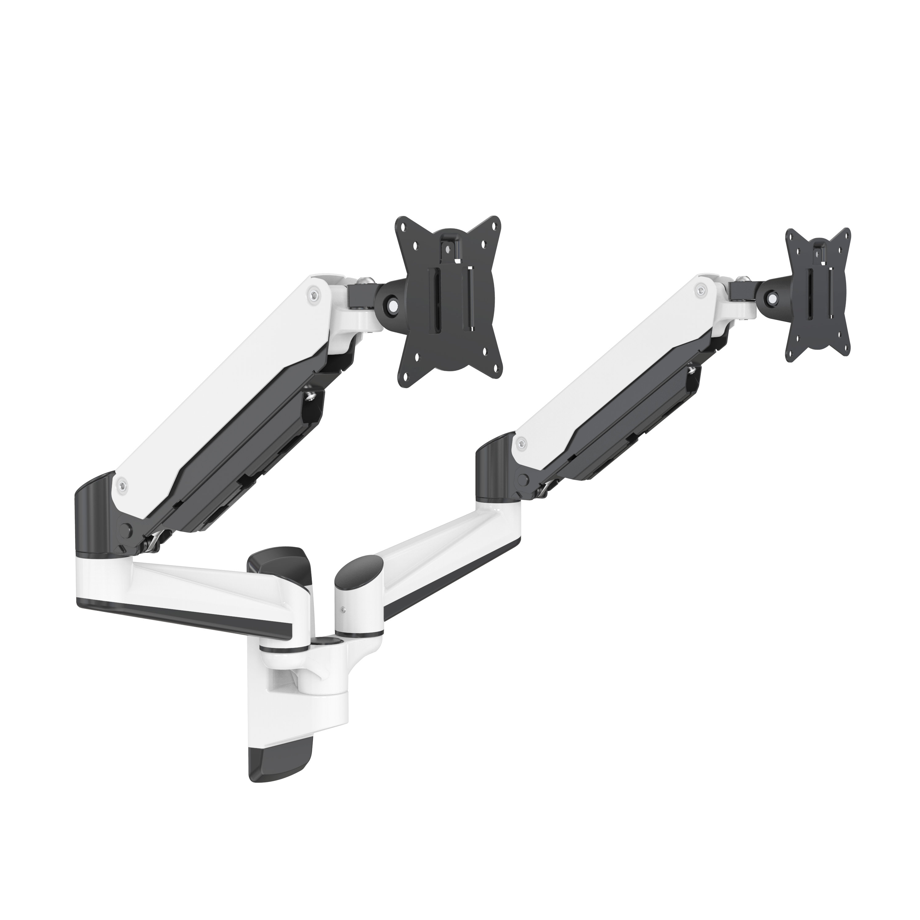 Universal Gas Spring Wall Mount Monitor Arm for 15-32