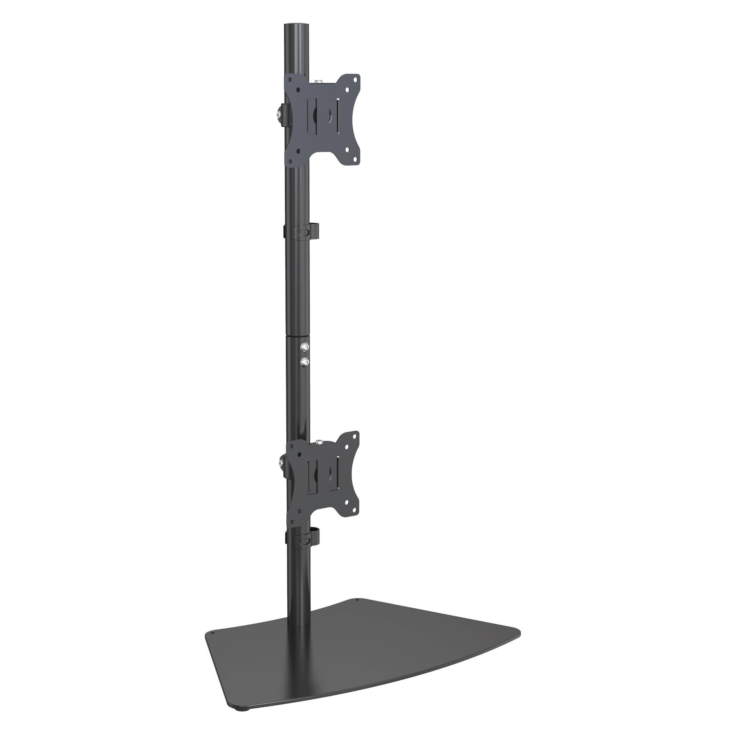 Supporto autoportante per doppio monitor per schermi da 13–32 pollici con rotazione verticale V-MOUNTS VM-D502S