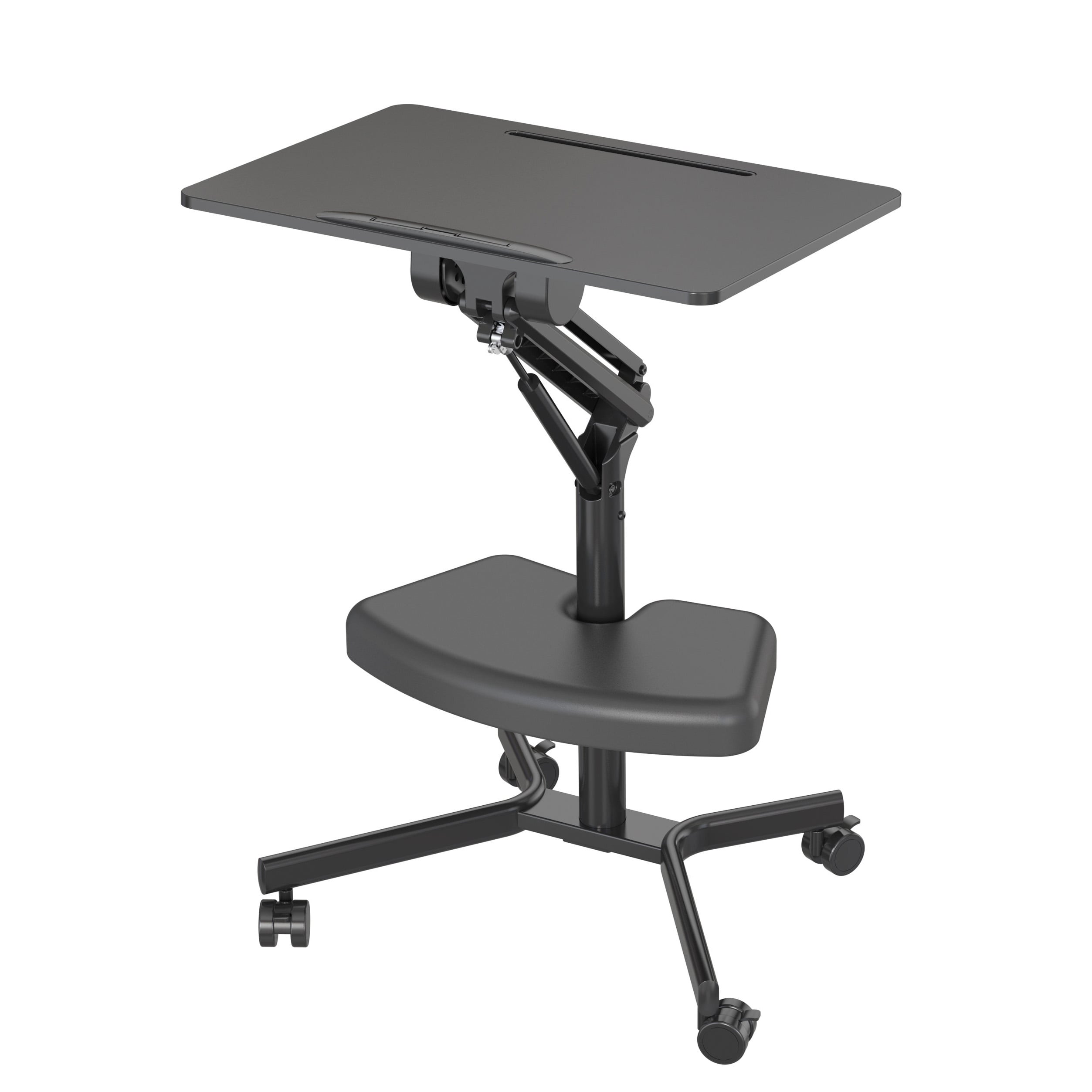 0–90° Açılı Yatay Döndürmeli ve Gazlı Yaylı Lift ile Taşınabilir Laptop Masası – V-MOUNTS VM-FA115