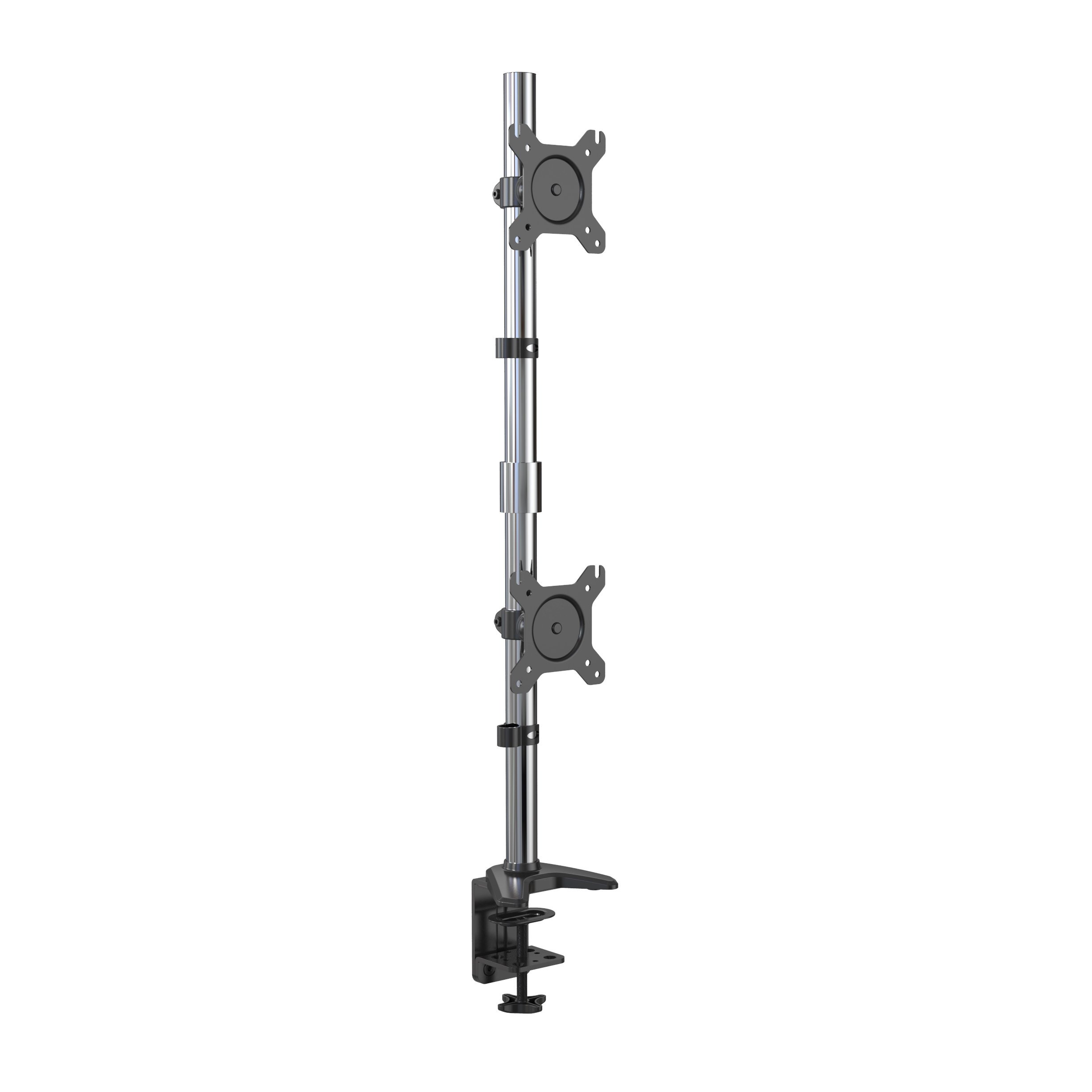 Supporto per Doppio Monitor con Rotazione Verticale e Bracci in Lega di Alluminio V-MOUNTS VM-D40