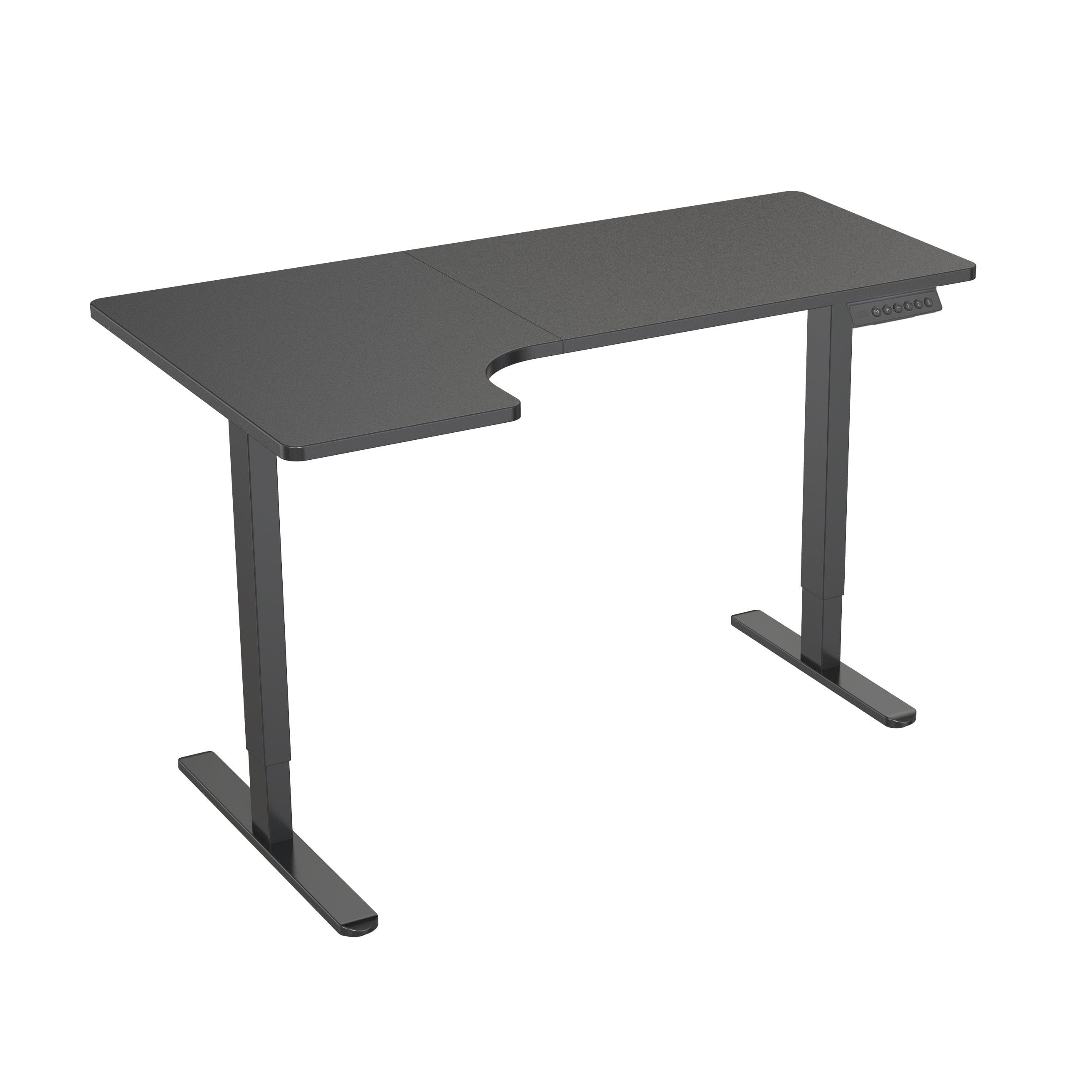 Dual Motor Adjustable Office Desk Frame with Wide Desktop and Thermal Protection – V-MOUNTS JSD2-02-L1