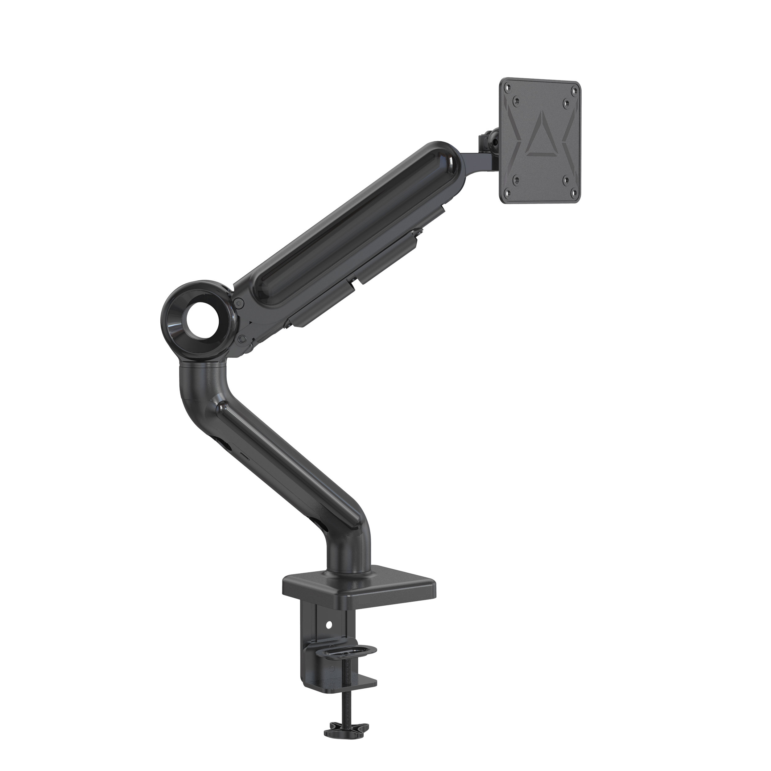 Single Arm Monitor Mount Gas Spring Adjustable for 13-35