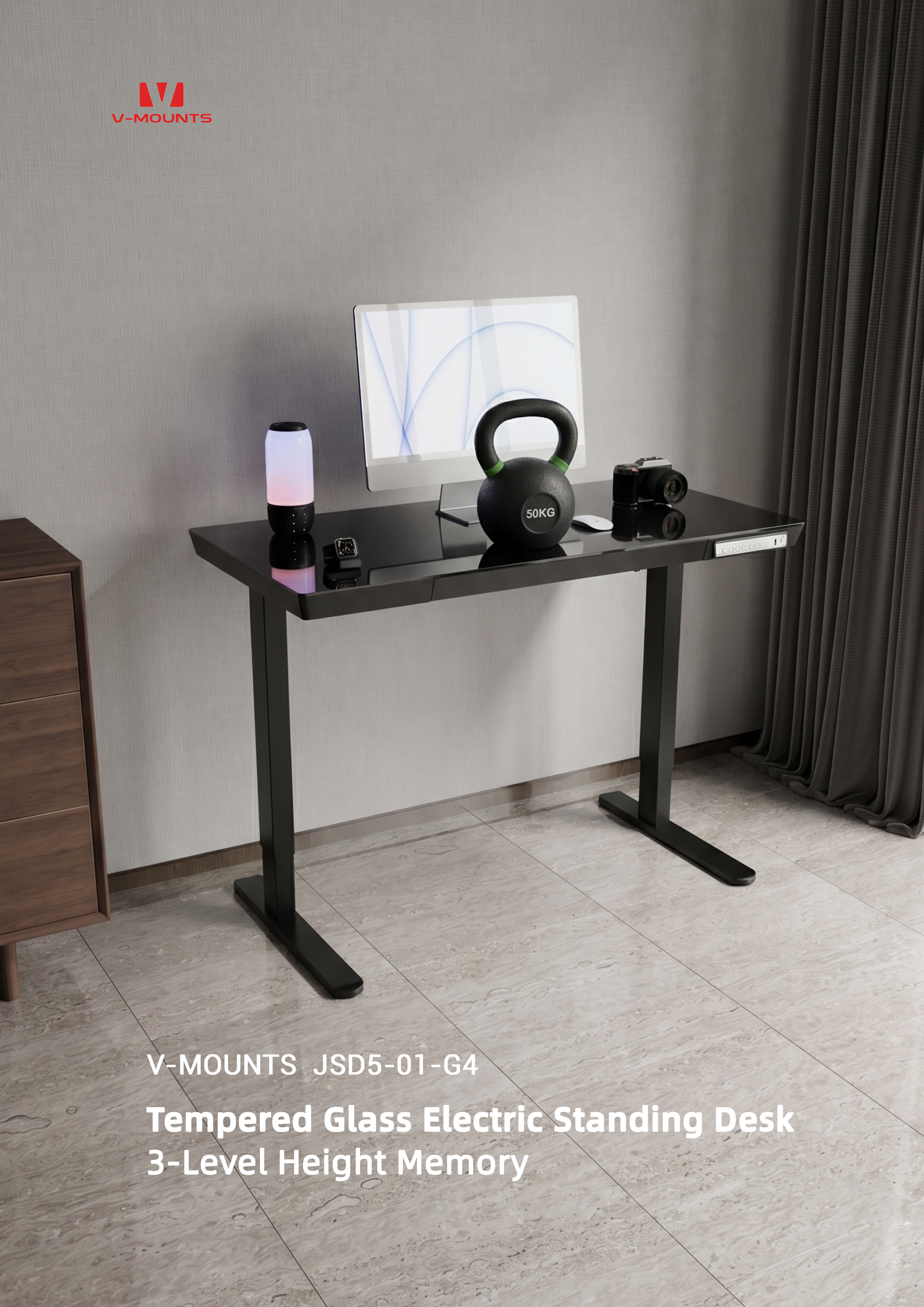 V-MOUNTS Electric Sit to Stand Desks JSD5-01-G4