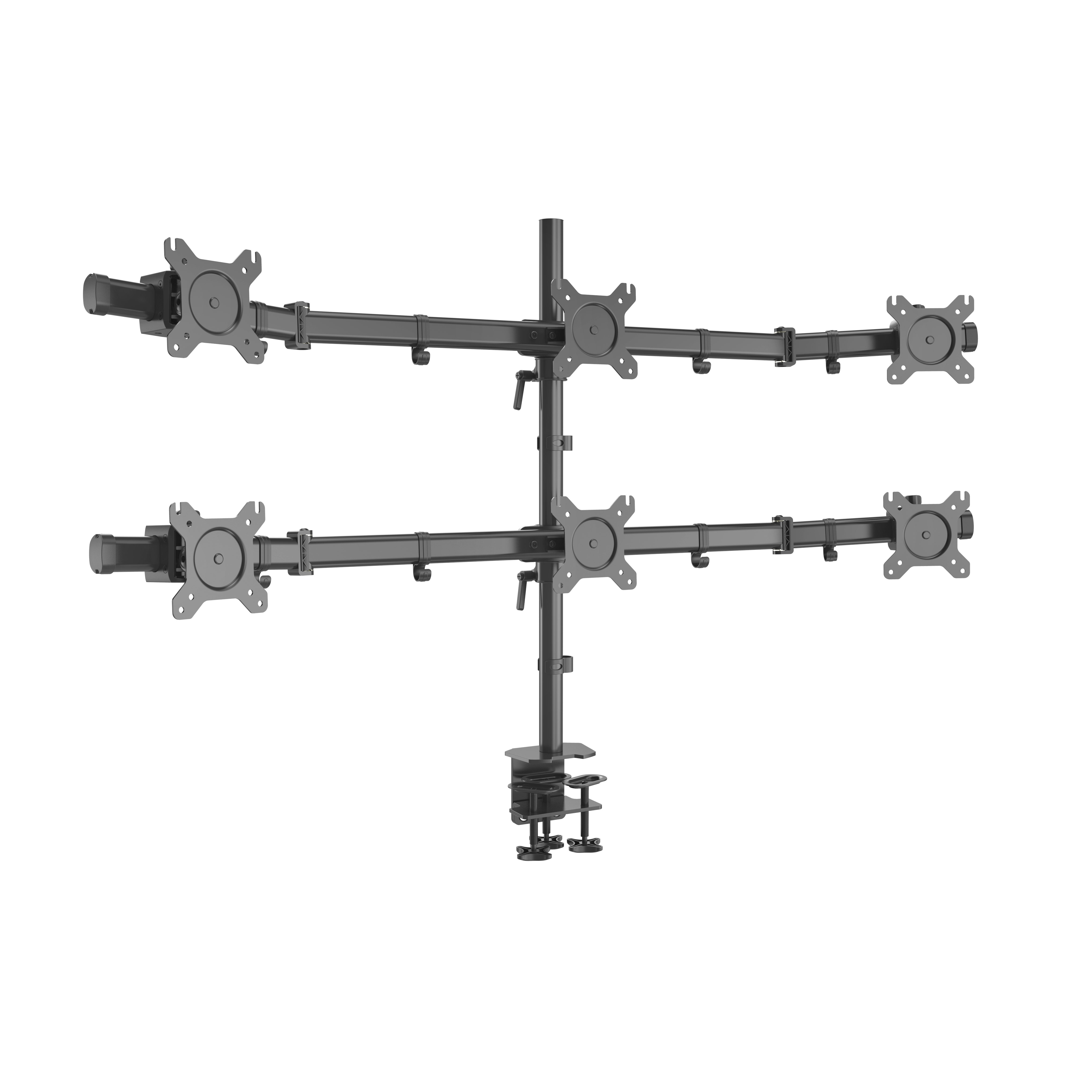 360 Degree Rotating Monitor Arm with Cable Management for 13-27
