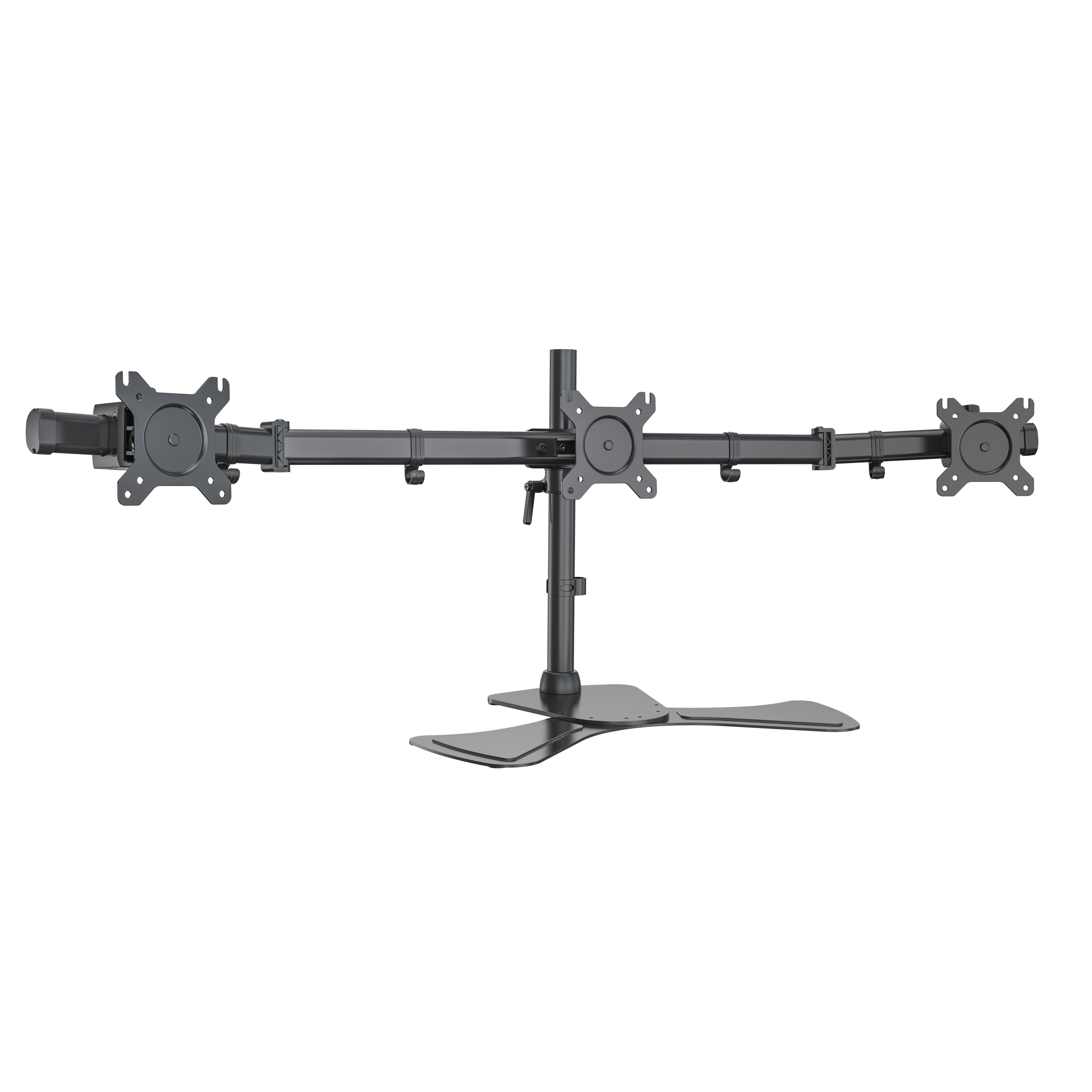 Freestanding Triple Monitor Mount Adjustable Stand for 15''-24'' Screens – V-MOUNTS VM-MP330SL