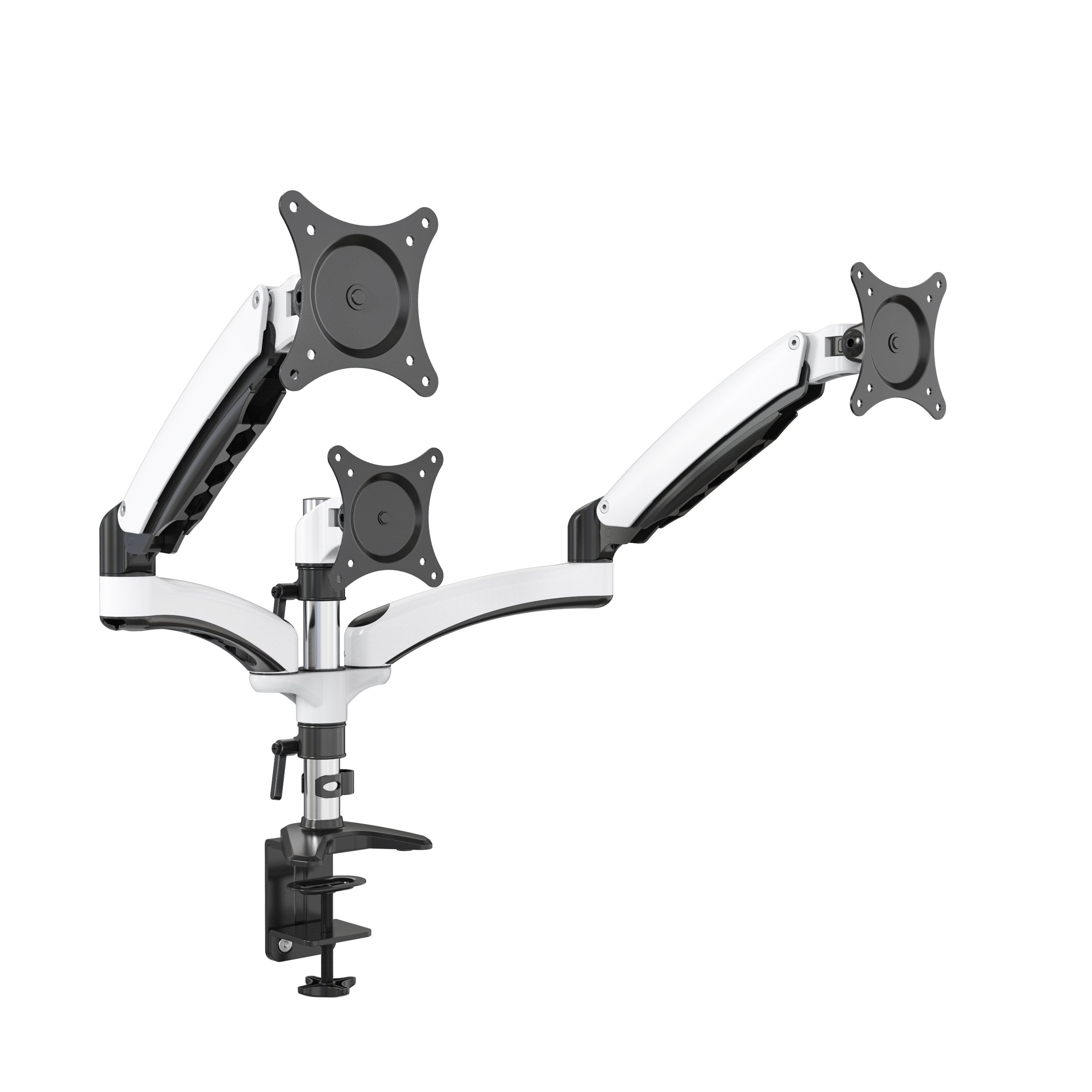 高さ調整可能なメカニカルスプリング付きトリプルモニターアーム - V-MOUNTS VM-DS134D