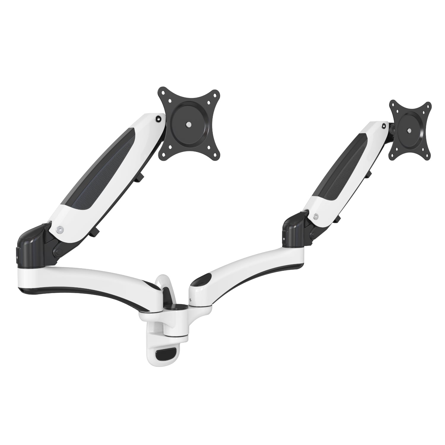 Dual Monitor Wall Mount Gas Spring Adjustable Arm for 15-32