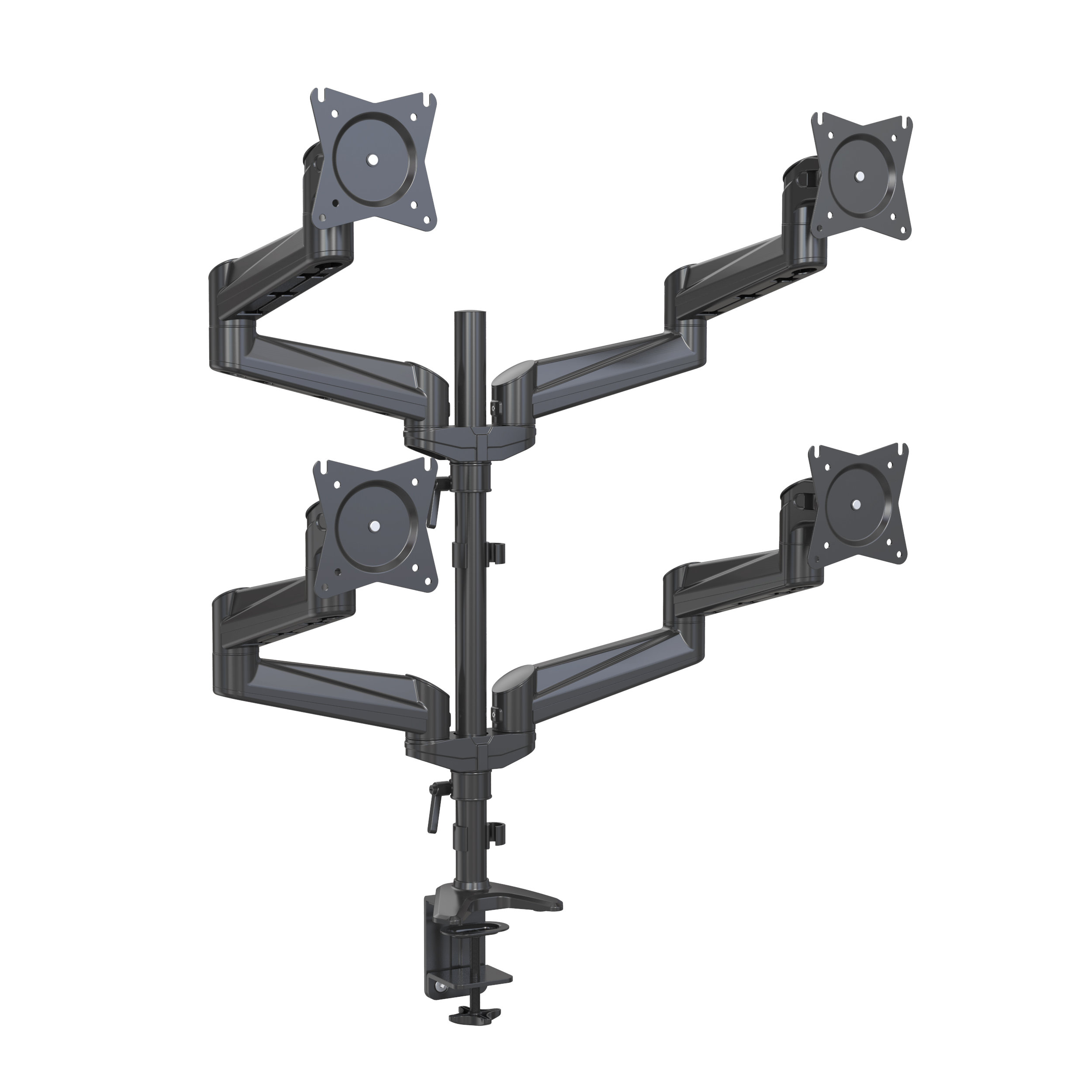 Support de Moniteur Ajustable Multi-Bras pour Écrans de 15 à 32 Pouces – V-MOUNTS VM-AE48