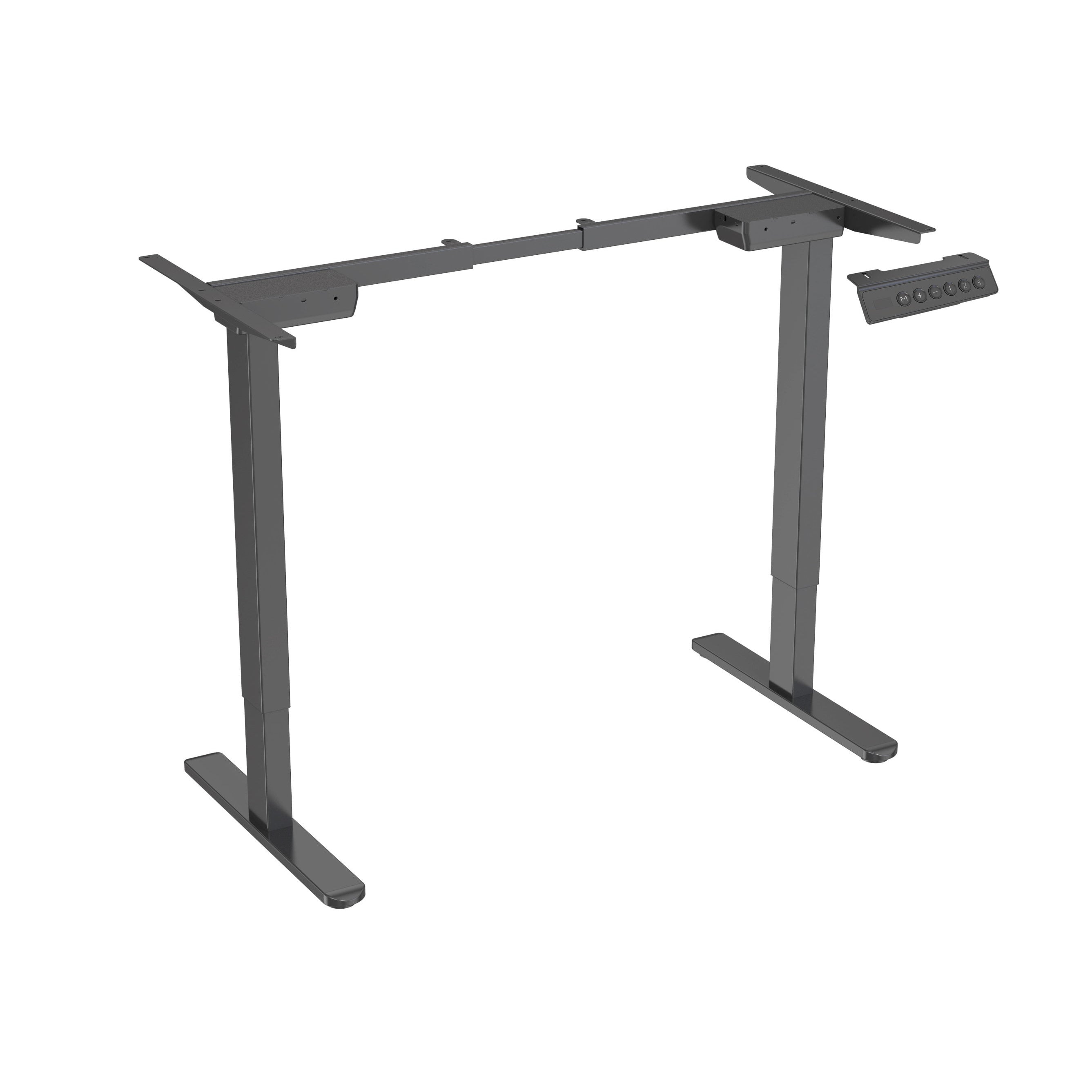 Electric Dual Motor Height Adjustable Desk Frame – 2-Stage Rectangular Legs – V-MOUNTS JSD2-02