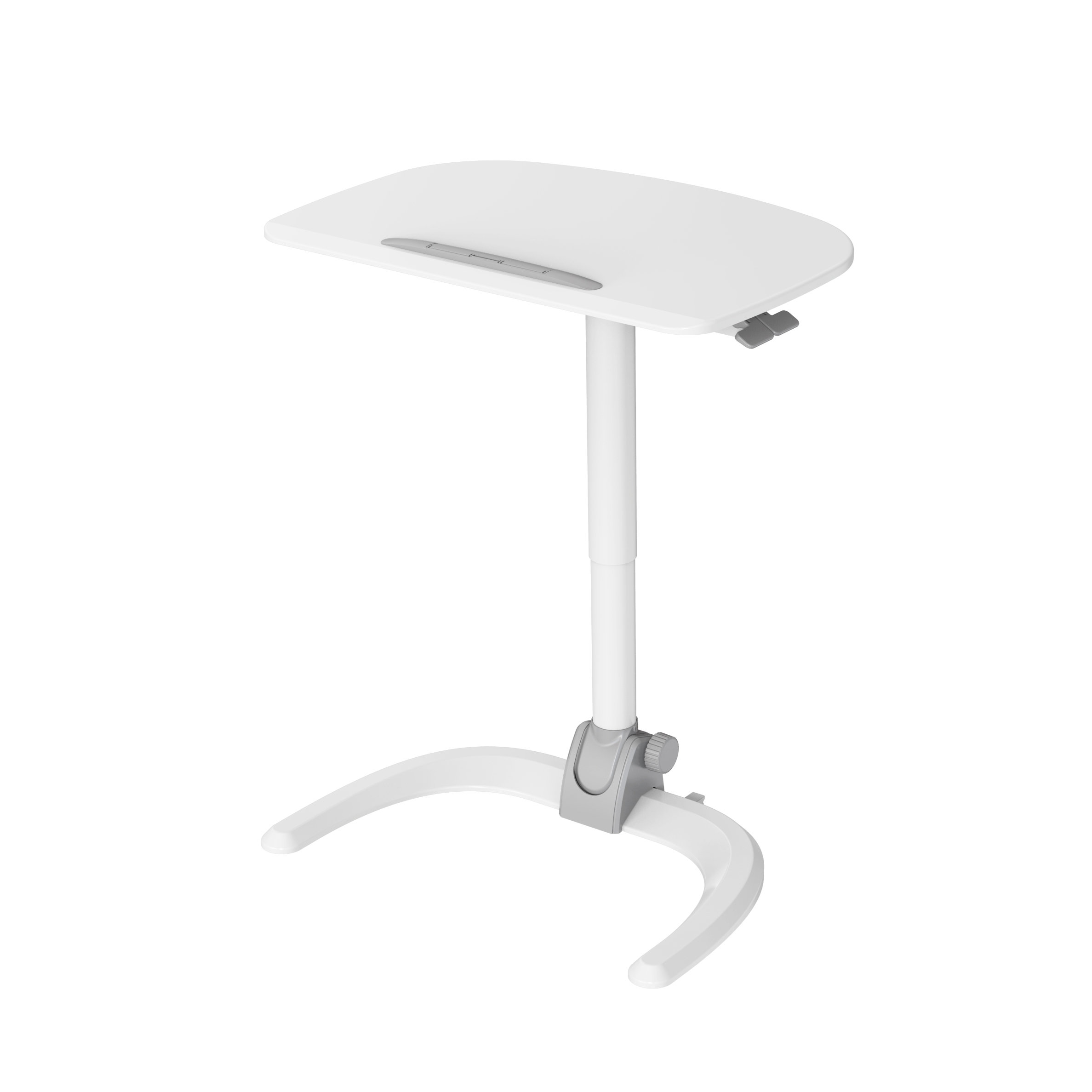 Height Adjustable Mobile Laptop Desk with Hidden Casters and Folding Base – V-MOUNTS VM-FDS110