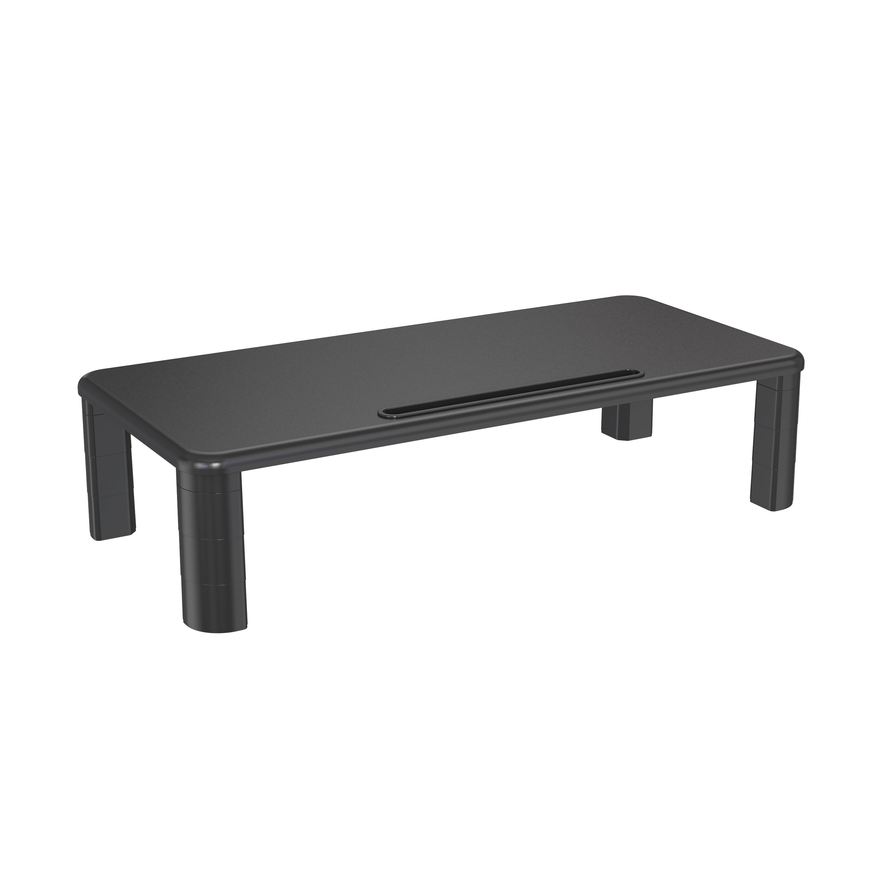 Adjustable Height Monitor Stand Riser with Storage Slot for Laptop – V-MOUNTS VM-MR01L