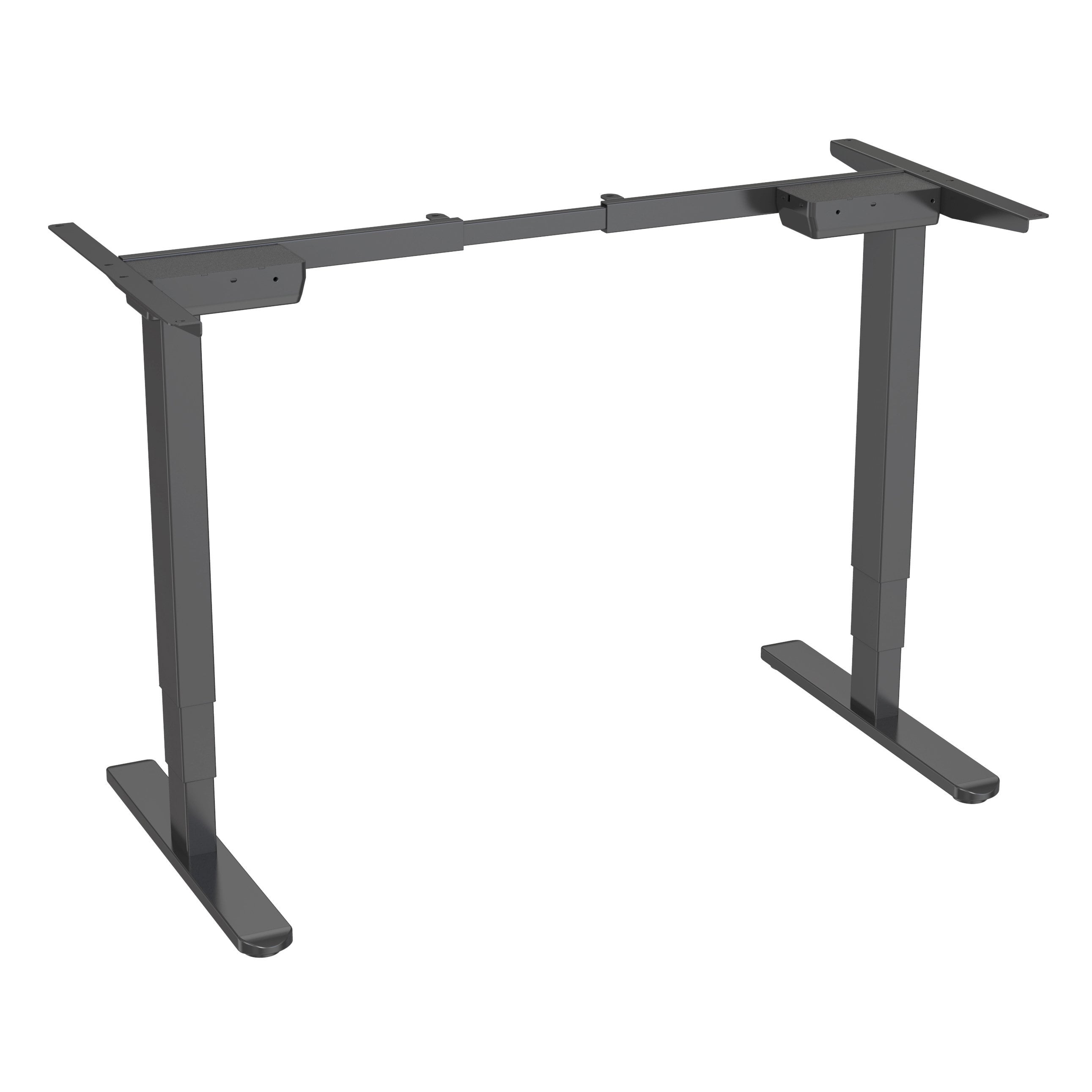 Dual Motor Height Adjustable Desk Frame | 3-Stage Inverted Rectangular Legs | Quiet & Stable – V-MOUNTS JSD2-02-D