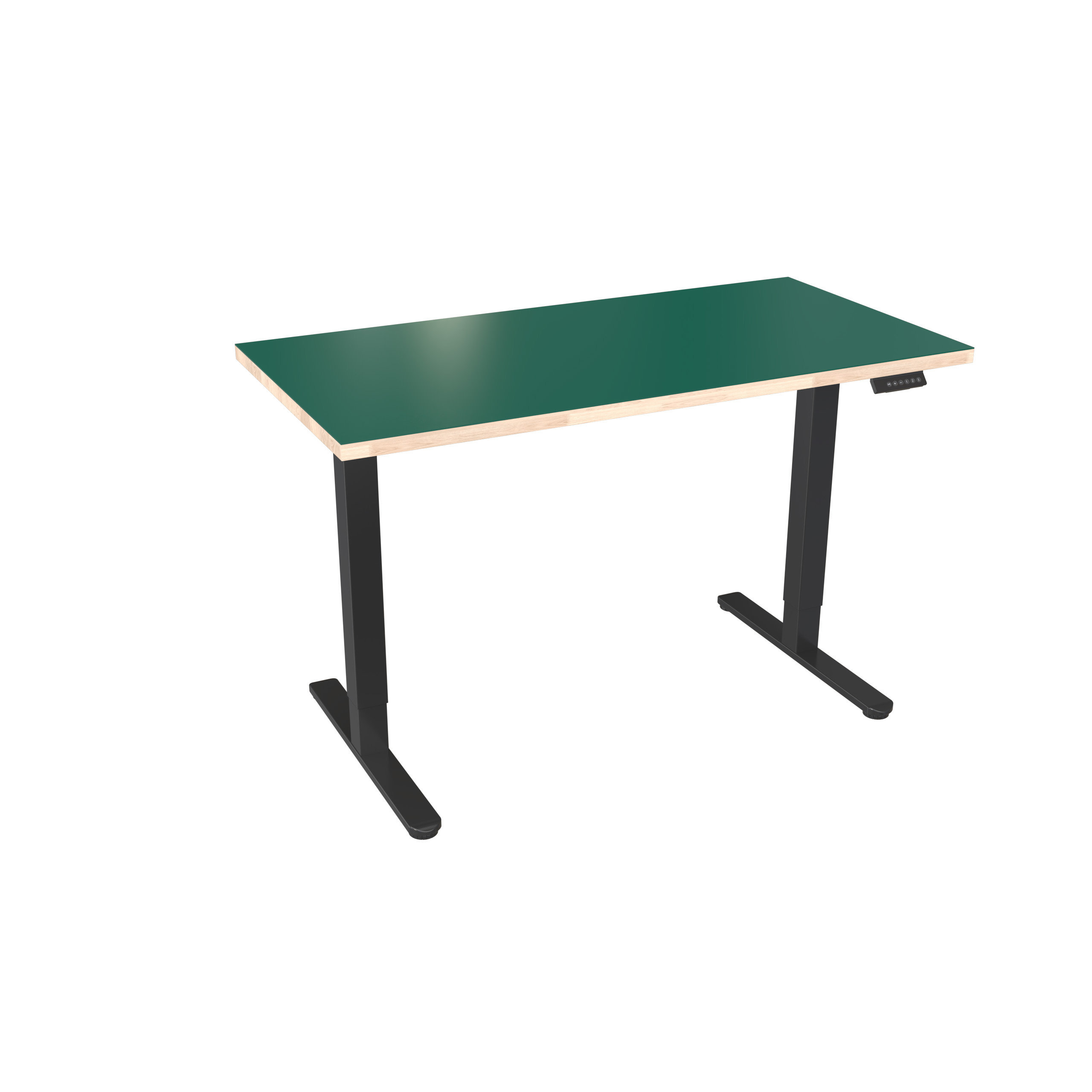 Dual Motor Electric Height Adjustable Office Desk with Square Tube Legs & Memory Control – V-MOUNTS JSD2-01-WK