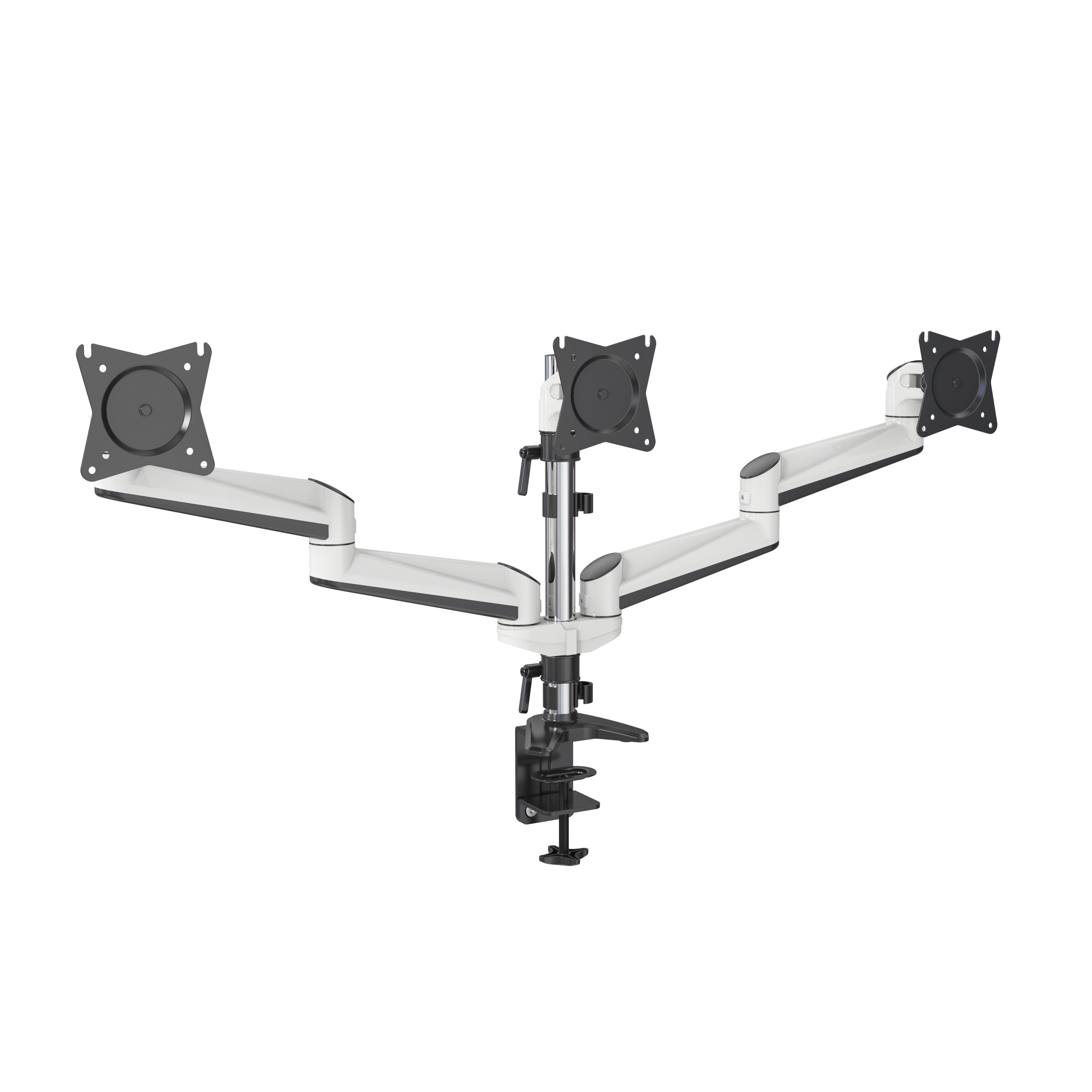 Support mural triple pour écrans, réglable – V-MOUNTS VM-AE34