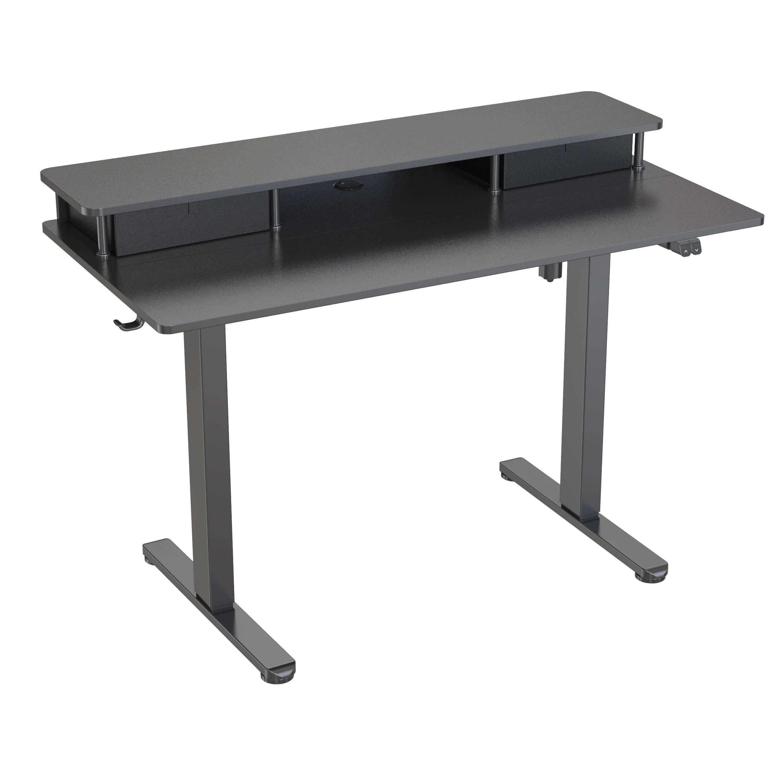 Electric Standing Desk with Dual Drawers – V-MOUNTS JSD5-01-2P-S