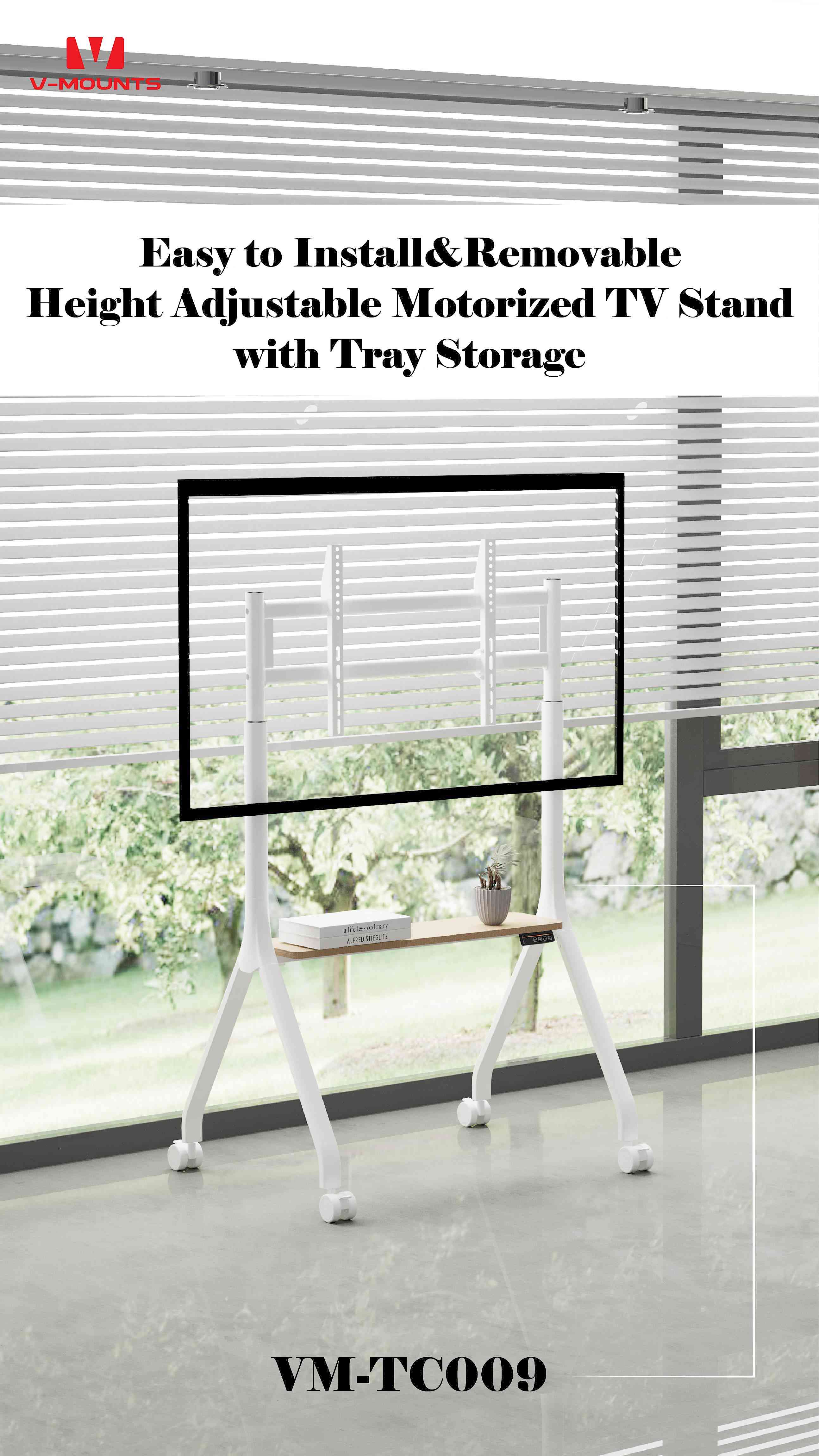 V-MOUNTS Motorized TV Lift Stands TC009