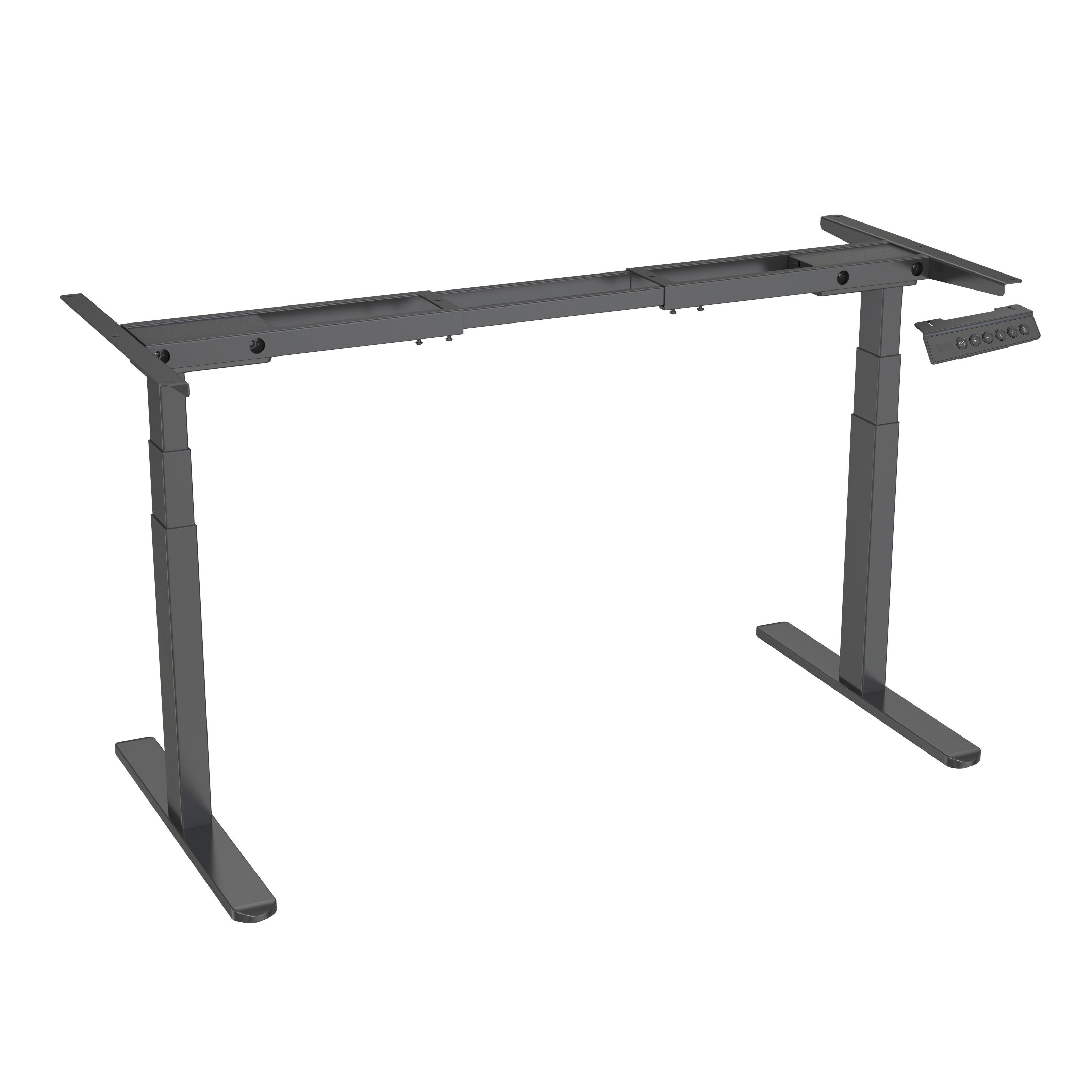 Electric Sit Stand Desk Frame with Powerful Dual Motor & 3-Stage Legs – V-MOUNTS JSD2-02-Z