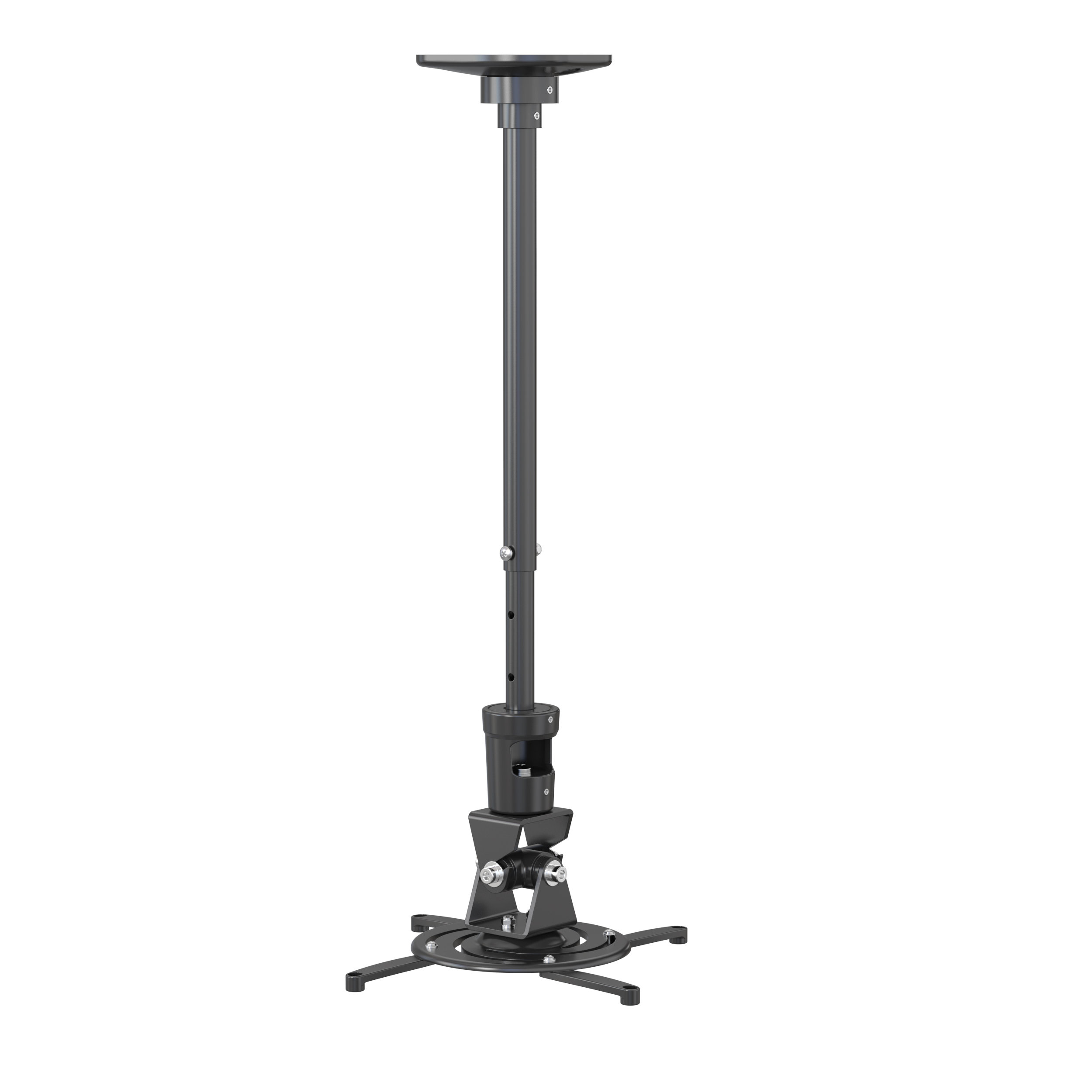 Ceiling Projector Mount with Long Arm Extension, 360° Rotation – V-MOUNTS VM-PR01L