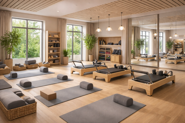 Projeto de Equipamentos para Estúdio de Pilates e Ioga