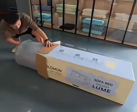 Full Foam Sofa Bed with Vacuum Package- Space-Saving Comfort, Delivered Smartly