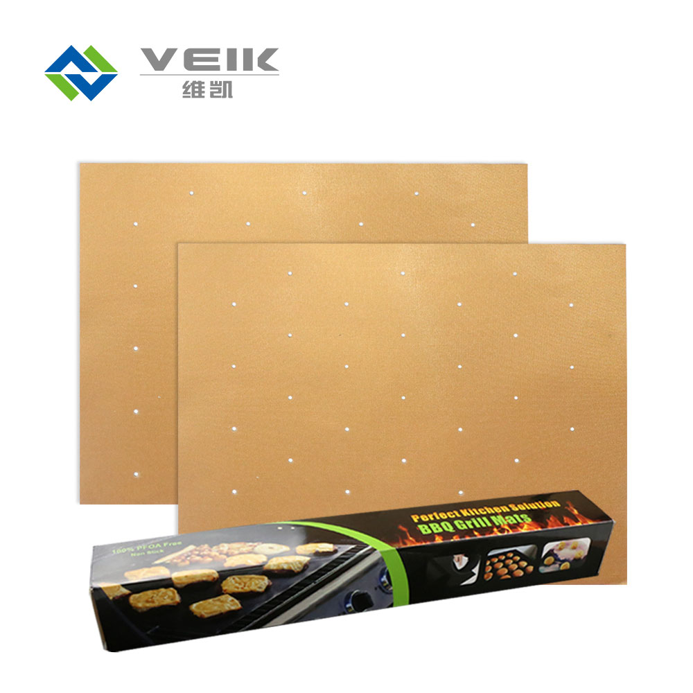 Premium Teflon BBQ Grill Mat for Clean & Easy Grilling