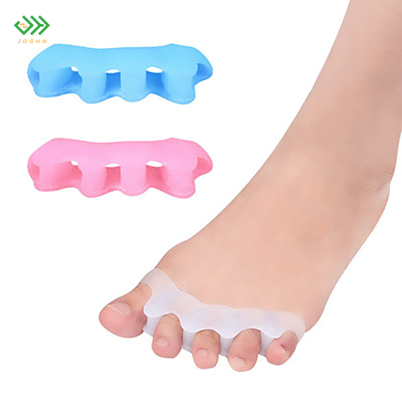 JOGHN - Espaciador de silicona para hallux valgus, corrector de juanetes, enderezador de dedos y protector de zapatos