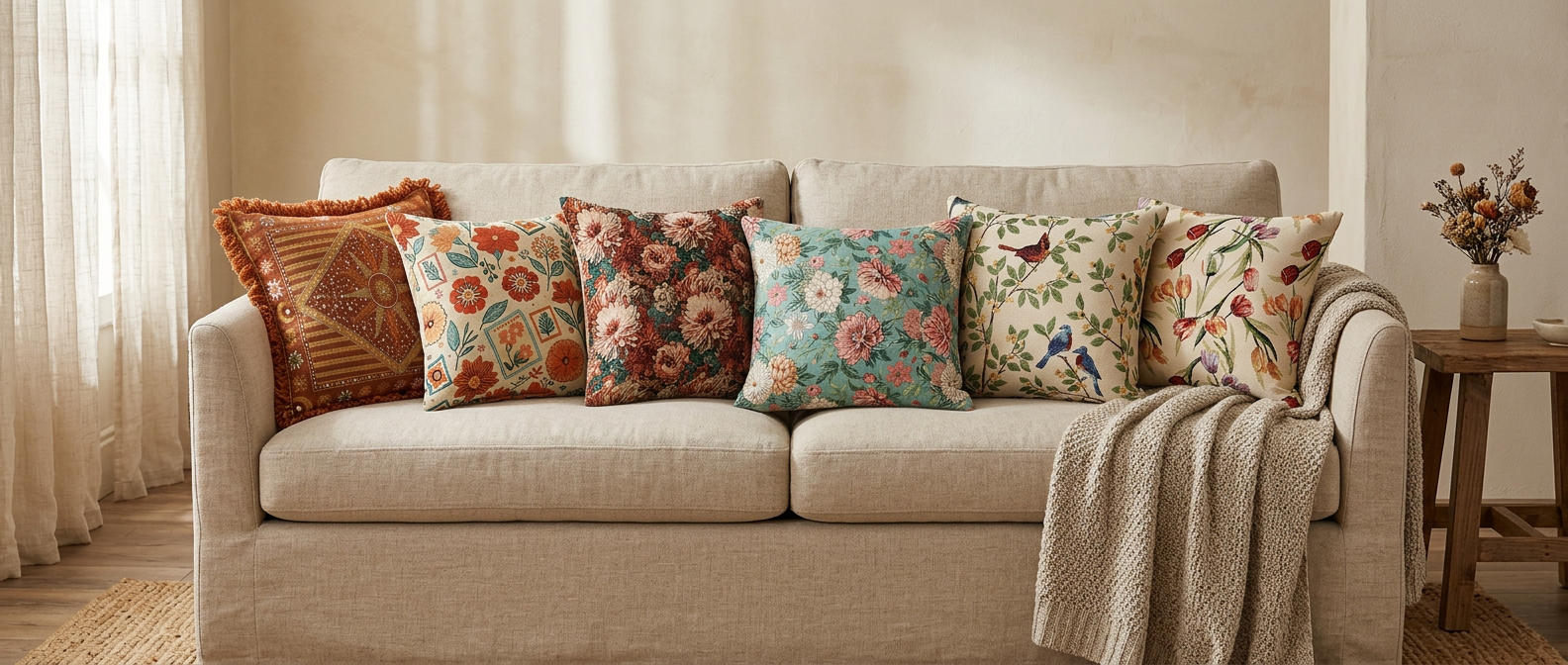 Tapestry Cushion Cover