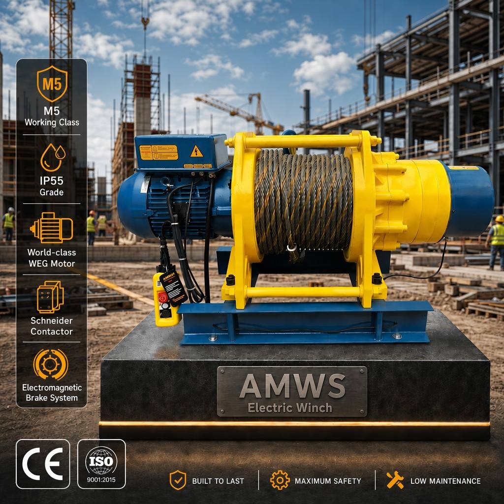 AMWS Series Electric Winches — The Smart Choice for Heavy-Duty Lifting and Pulling