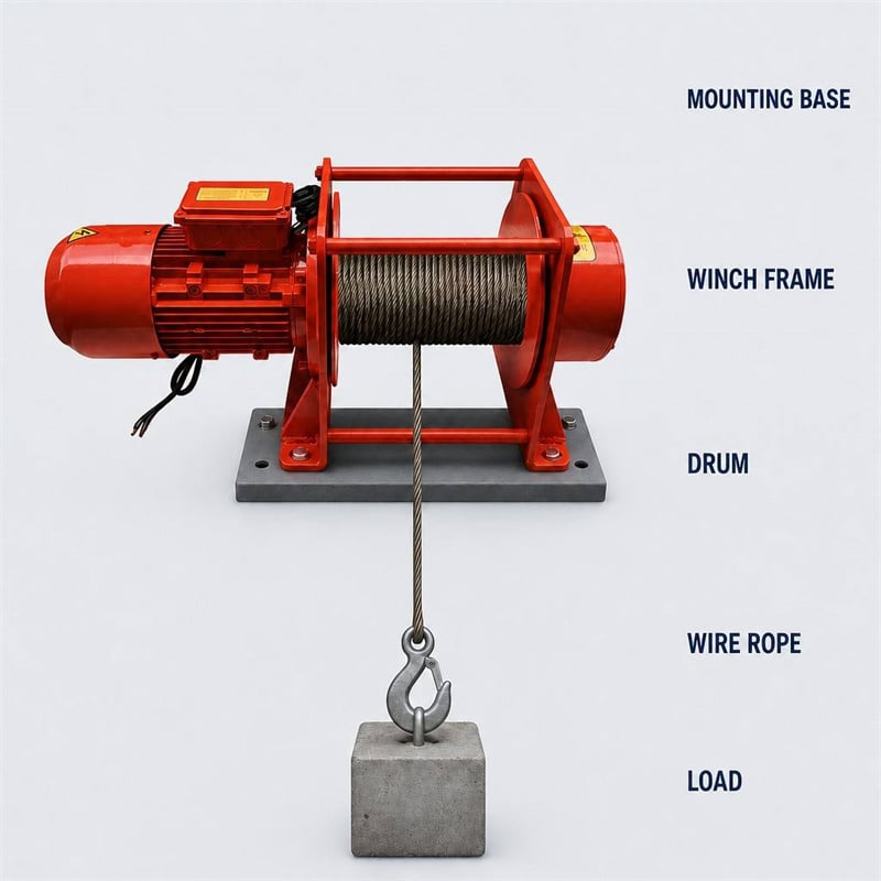 Correct Wire Rope Winding Direction for Safe and Reliable Operation