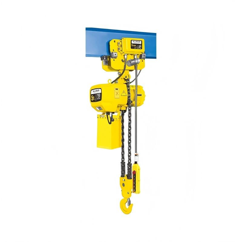 ALLMAN 5-Ton Electric Chain Hoist with Motorized Trolley
