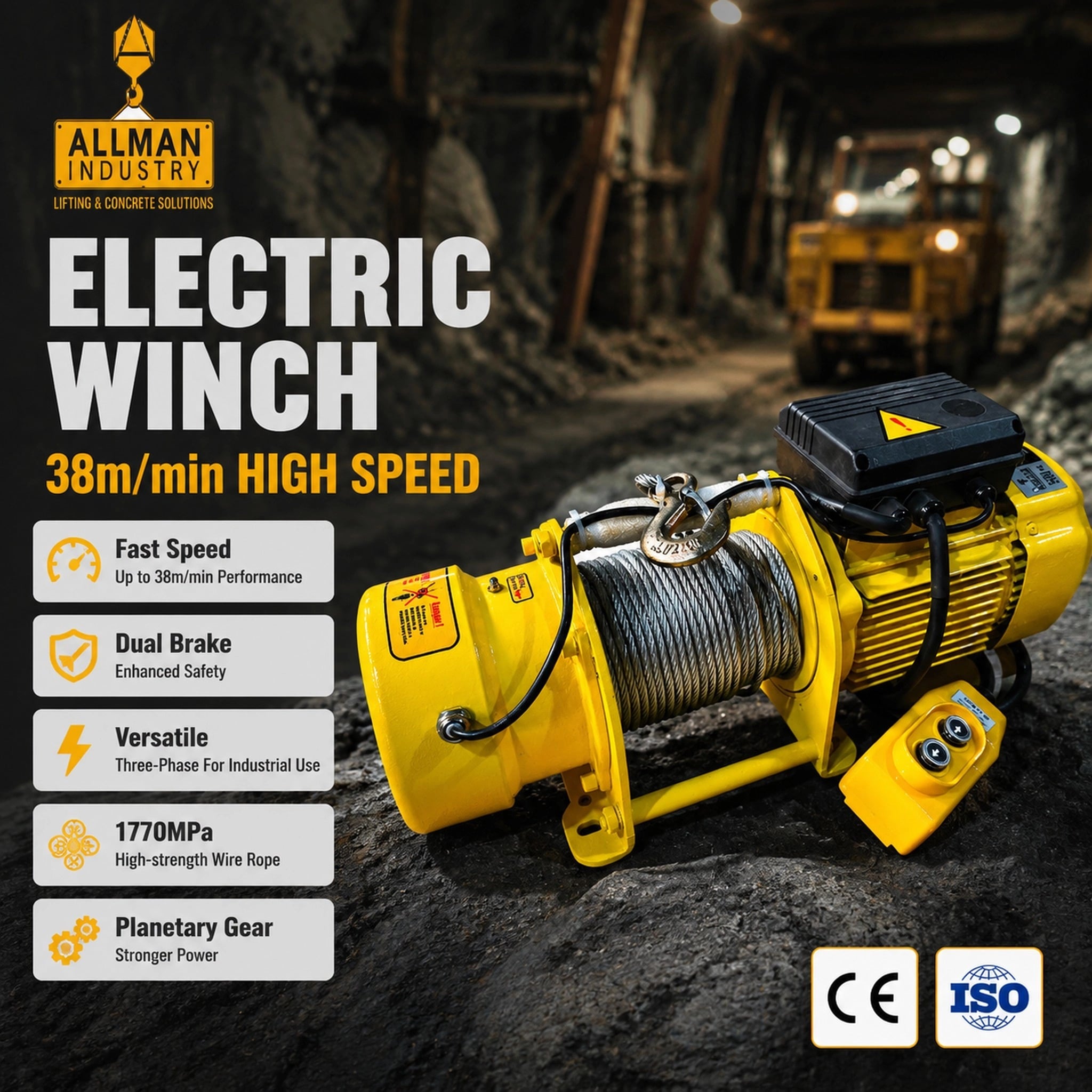 Industry Demand: Why Are Industrial Operations Worldwide Upgrading to Electric Winches?