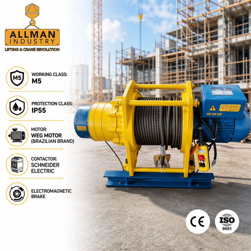 AMWS Series Electric Winch Solutions — Engineered for Harsh Conditions, Built for Continuous Operation