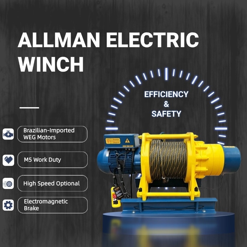 AMWS Series Electric Winches—Engineered for Harsh Conditions, Built for Continuous Operation