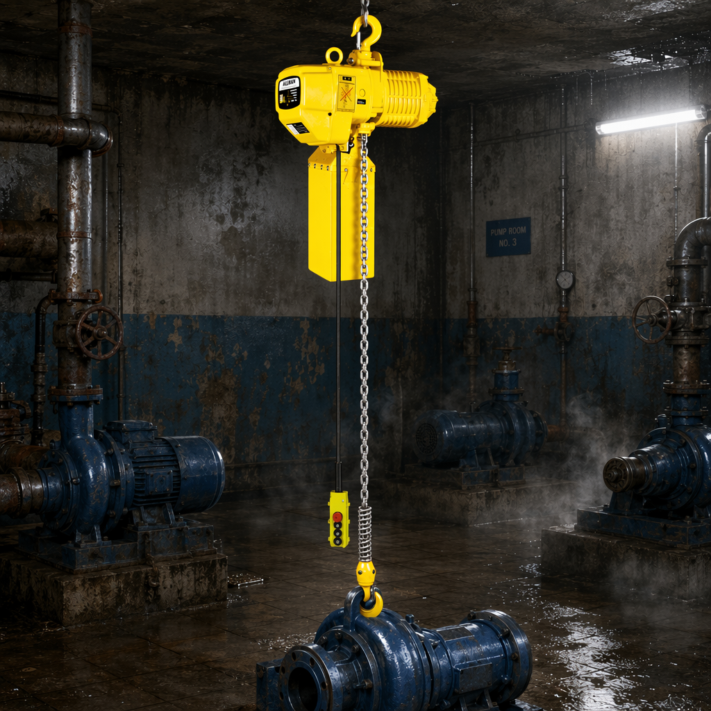 Electric Chain Hoist Solution for Humid & Corrosive Environments ——Keep Your Hoist Running Longer Where Moisture Causes Ordinary Hoists to Fail