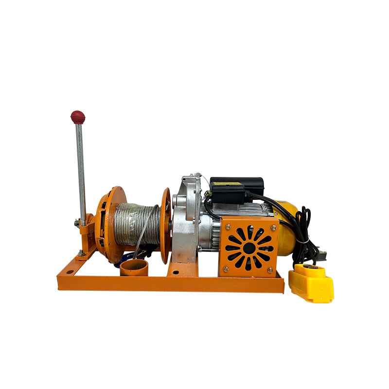 ALLMAN Light Duty Electric Winch with Clutch 500kg 220V Single/Three-Phase for Mini Crane & Mine
