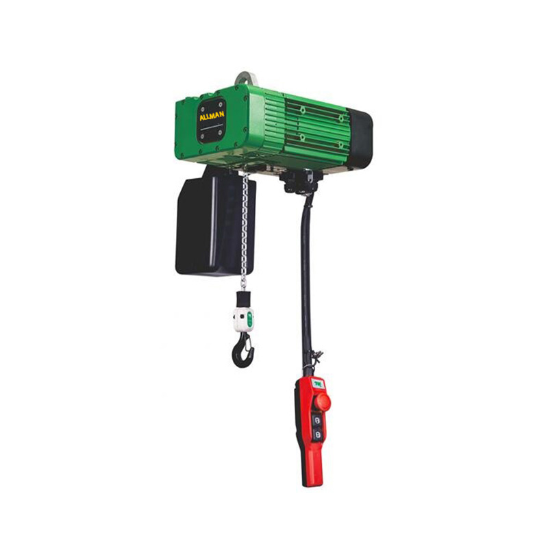 ALLMAN  European Design M5 Work Duty 1T Electric Chain Hoist With Cooling Fan for Overhead Crane & Warehouse Lifting