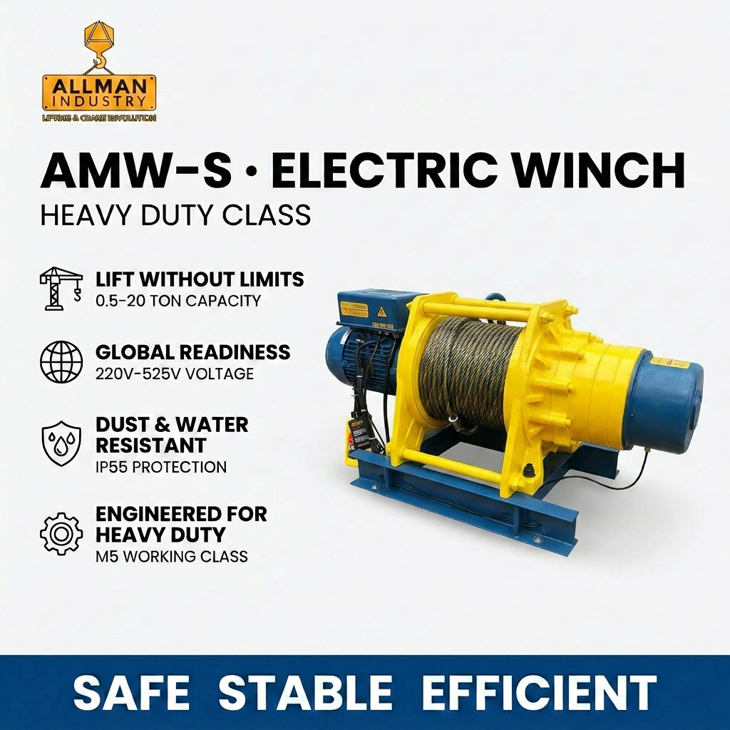 AMWS Series Electric Winches—Going Beyond 
