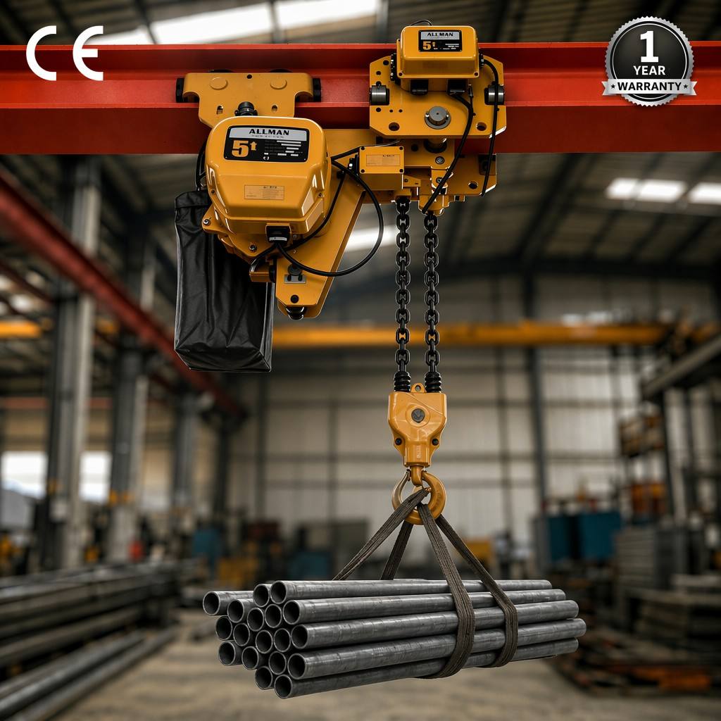 Low Headroom Lifting Solution: Maximize Your Workshop's Vertical Space——5ton Low Headroom Chain Hoist Electric