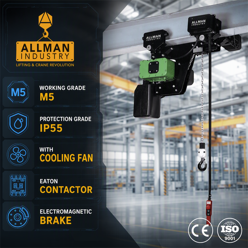 AMS Low-Headroom Electric Chain Hoist Solutions — Designed for Confined Spaces, Built for High-Efficiency Operations