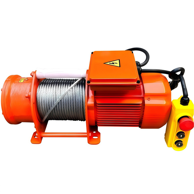 ALLMAN High-Speed 32m/min Electric Winch 300kg/500kg 220V Single Phase for Mini Crane and Home use Construction Lifting